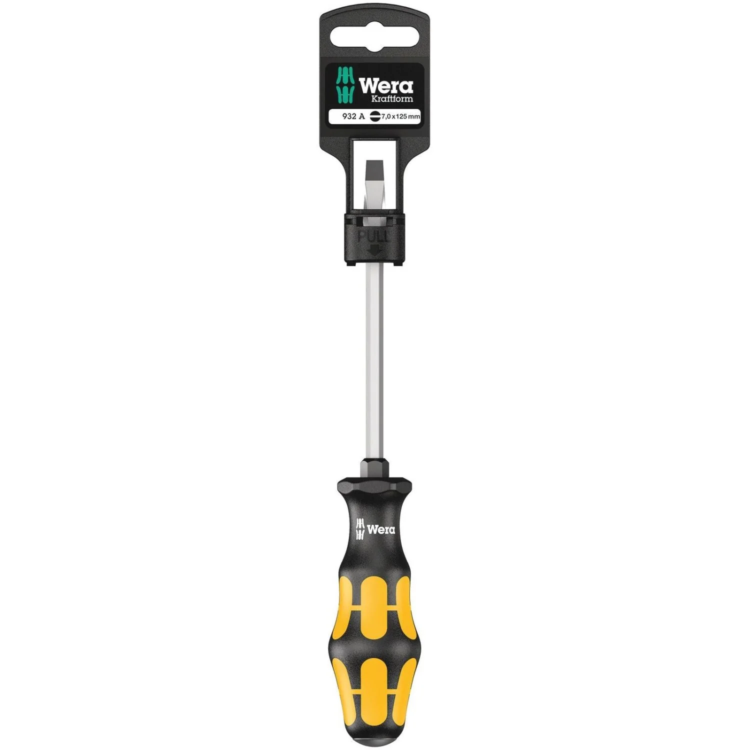 Wera 932 A SB Screwdriver For Slotted Screws, 1.2x7x125-mm. - Image 1