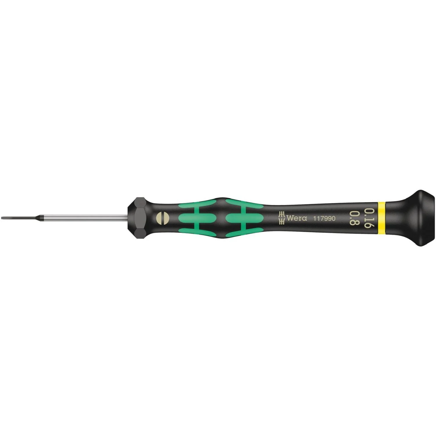 Wera 2035 Screwdriver For Slotted Screws For Electronic Applications, 0.16x0.8x40-mm. - Image 1