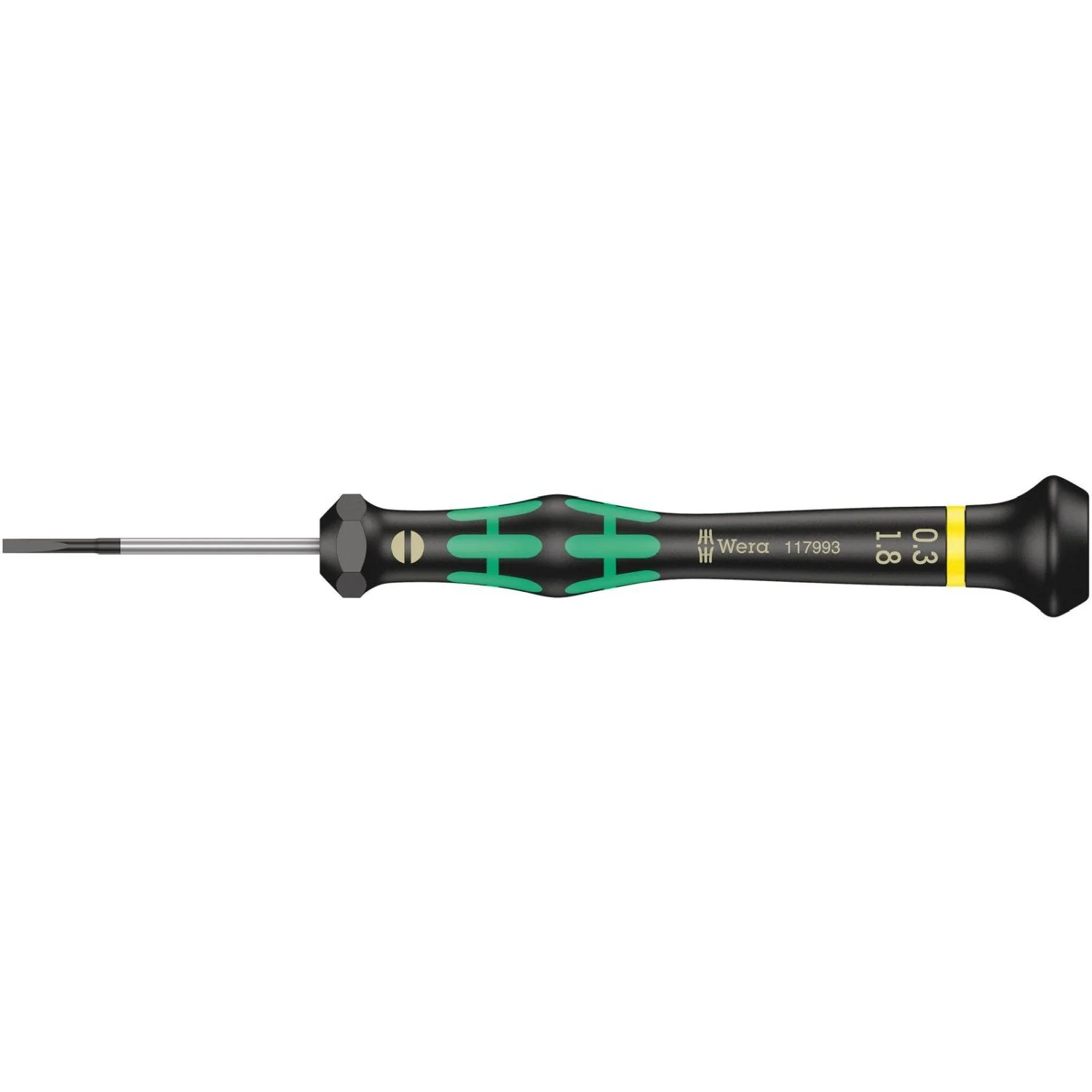 Wera 2035 Screwdriver For Slotted Screws For Electronic Applications, 0.30x1.8x40-mm. - Image 1