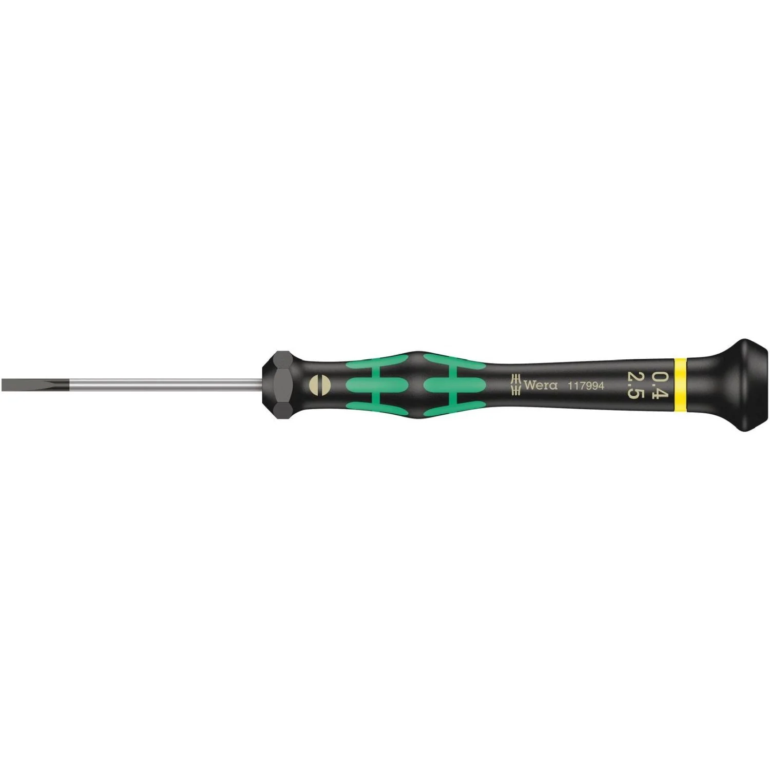 Wera 2035 Screwdriver For Slotted Screws For Electronic Applications, 0.40x2.5x50-mm. - Image 1