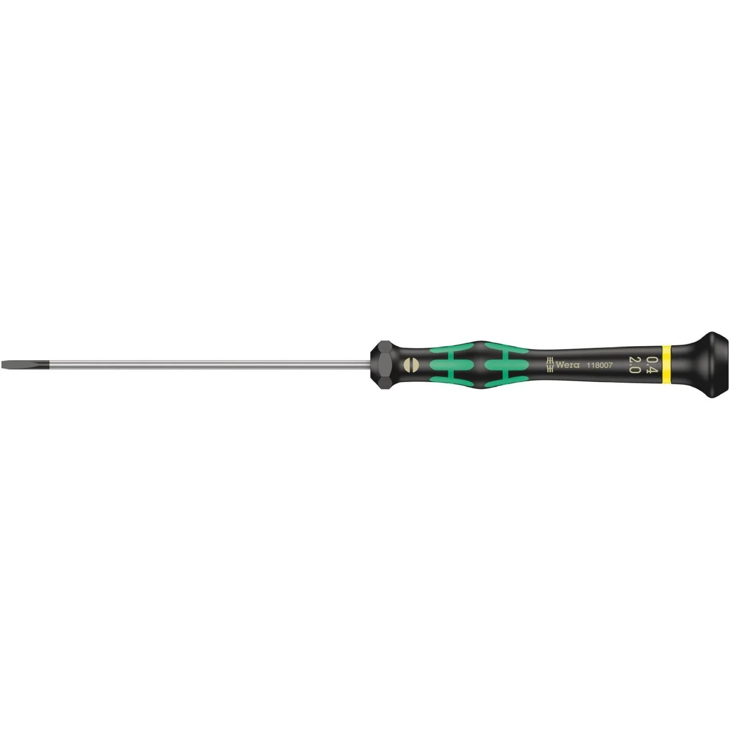 Wera 2035 Screwdriver For Slotted Screws For Electronic Applications, 0.50x3x50-mm. - Image 1