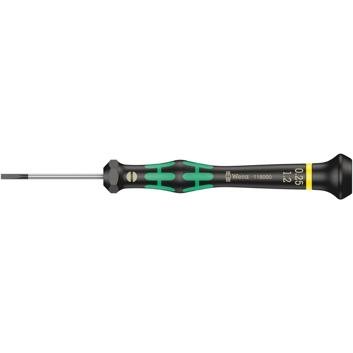 Wera 2035 Screwdriver For Slotted Screws For Electronic Applications, 0.25x1.2x40-mm. - Image 1