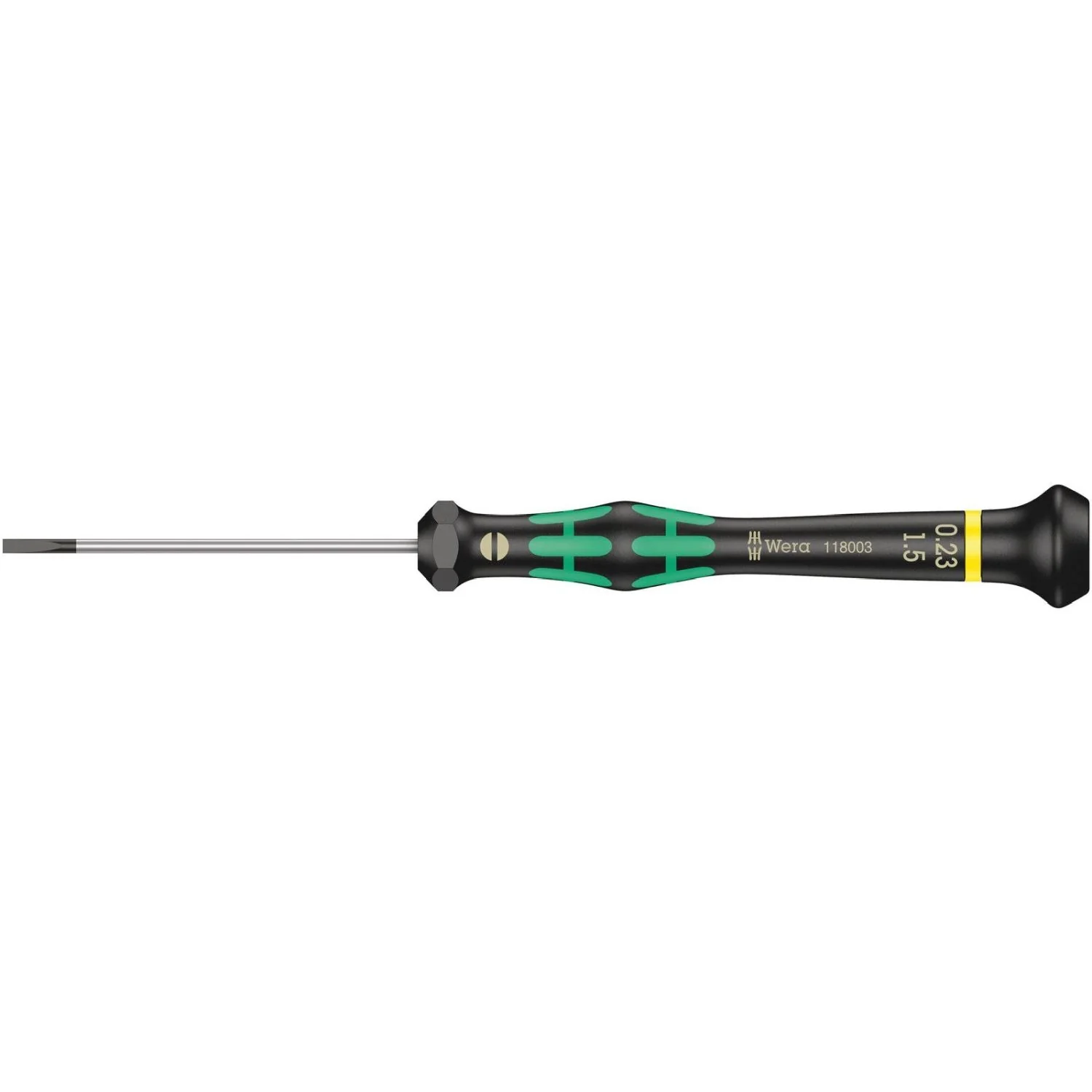 Wera 2035 Screwdriver For Slotted Screws For Electronic Applications, 0.23x1.5x60-mm. - Image 1