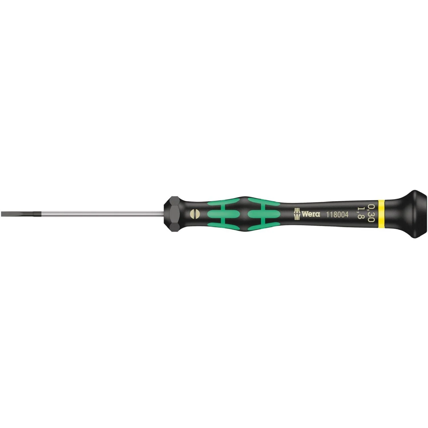 Wera 2035 Screwdriver For Slotted Screws For Electronic Applications, 0.30x1.8x60-mm. - Image 1