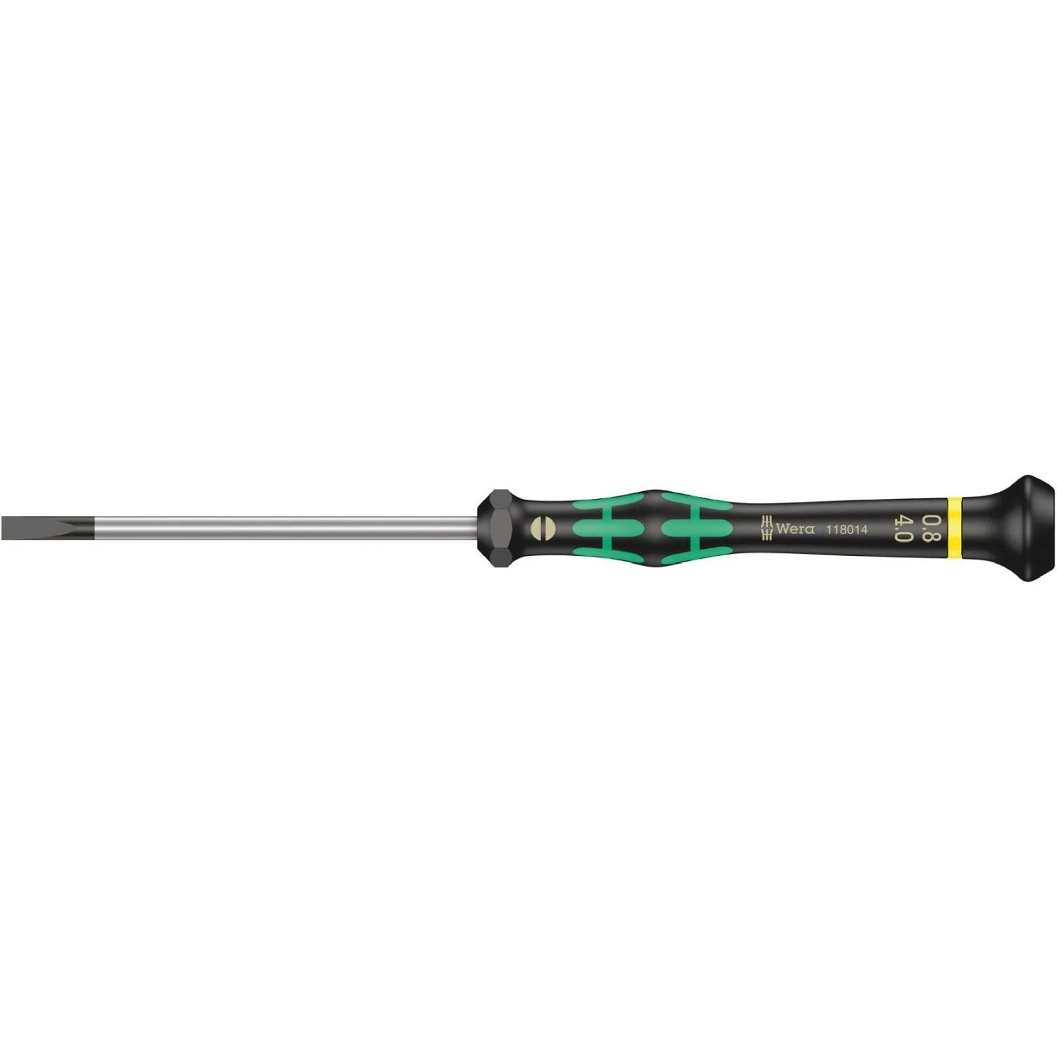 Wera 2035 Screwdriver For Slotted Screws For Electronic Applications, 0.80x4x80-mm. - Image 1