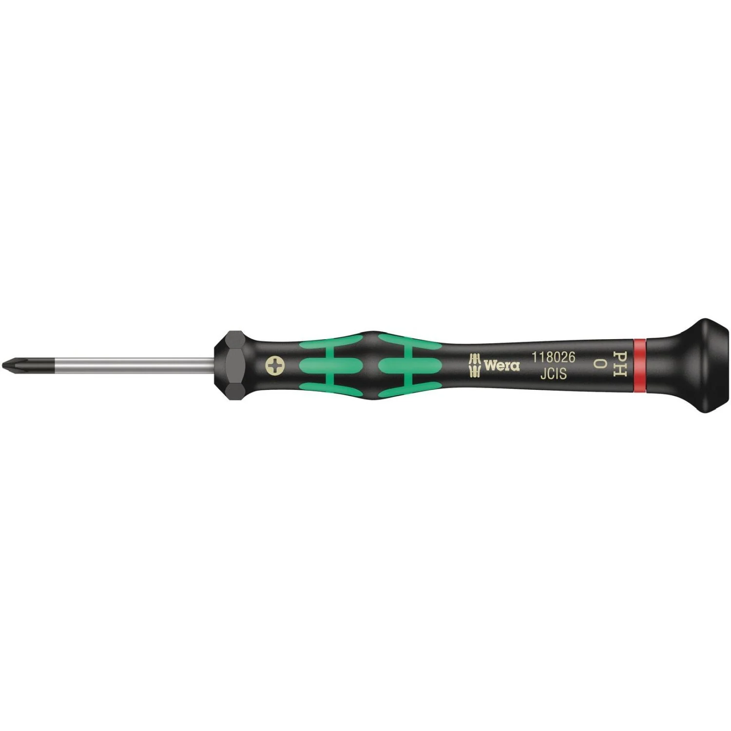 Wera 2050 Ph Screwdriver For Phillips Screws For Electronic Applications, Ph 0x40-mm. - Image 1