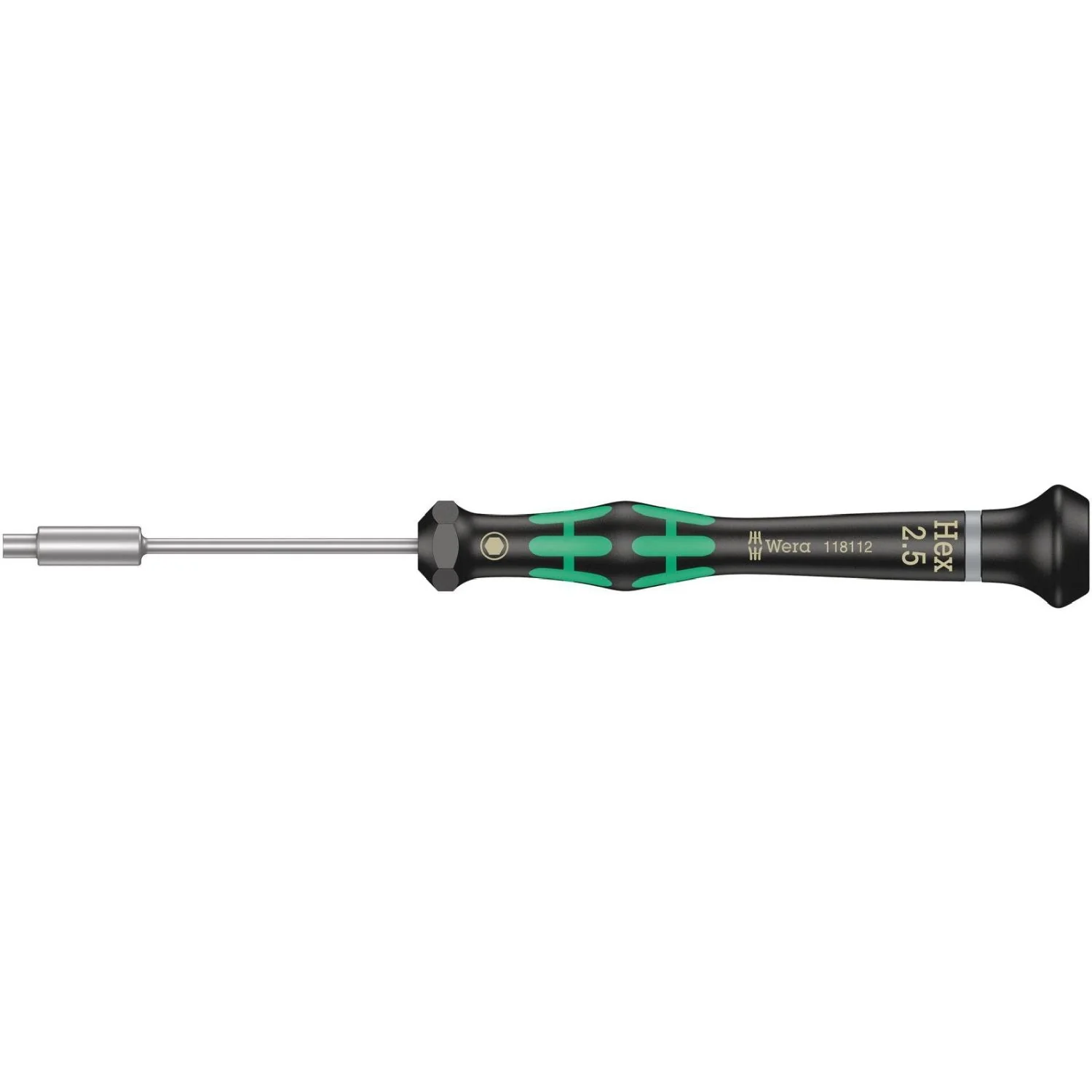 Wera 2069 Nutdriver For Electronic Applications, 2.5x60-mm. - Image 1