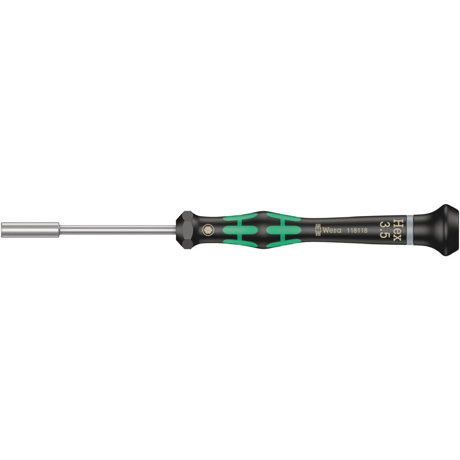 Wera 2069 Nutdriver For Electronic Applications, 3.5x60-mm. - Image 1