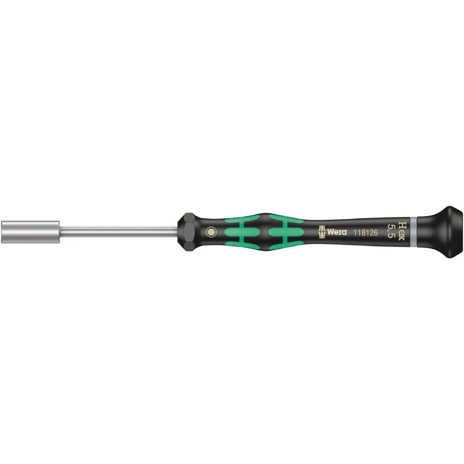 Wera 2069 Nutdriver For Electronic Applications, 5.5x60-mm. - Image 1