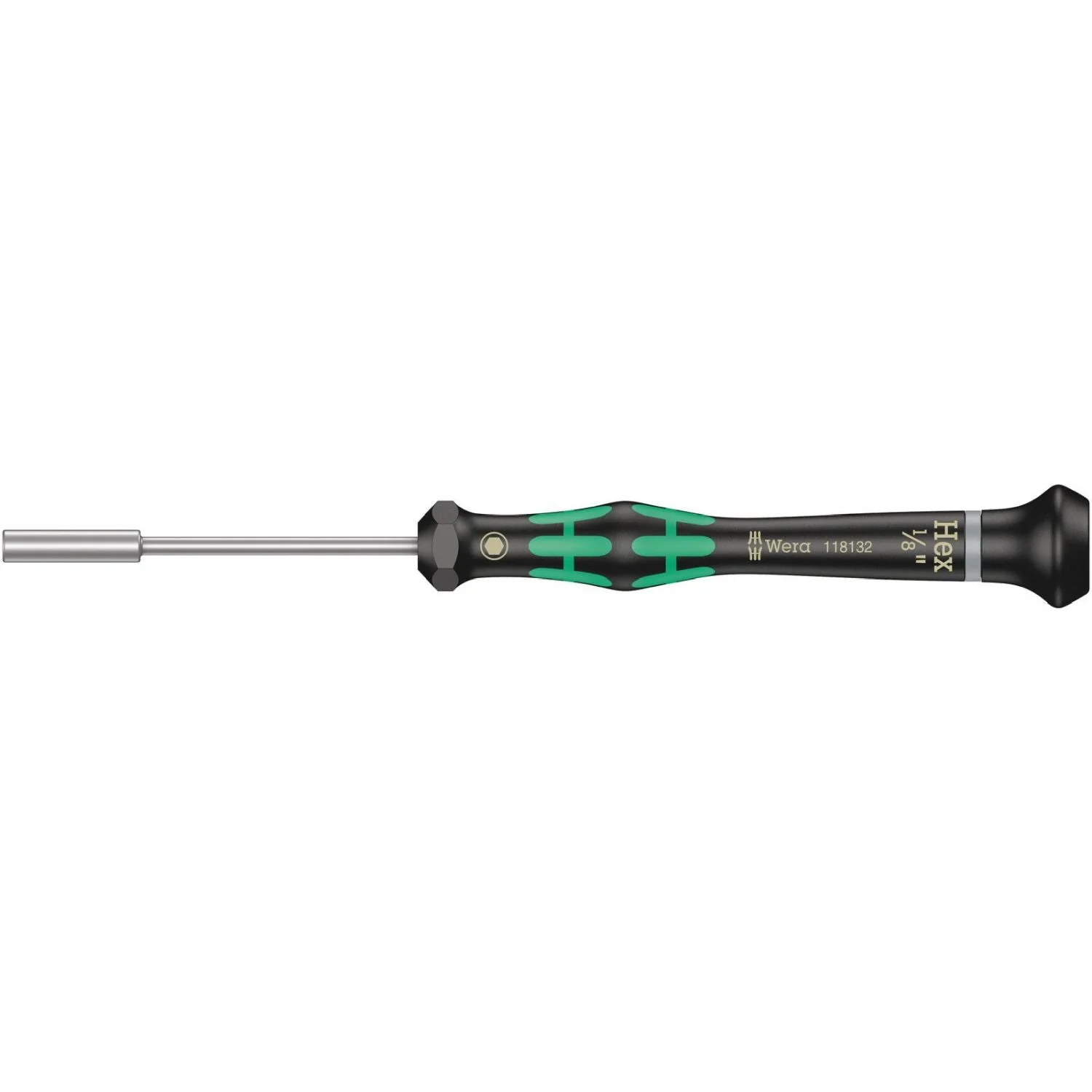 Wera 2069 Nutdriver For Electronic Applications, 1/8-in.x60-mm. - Image 1