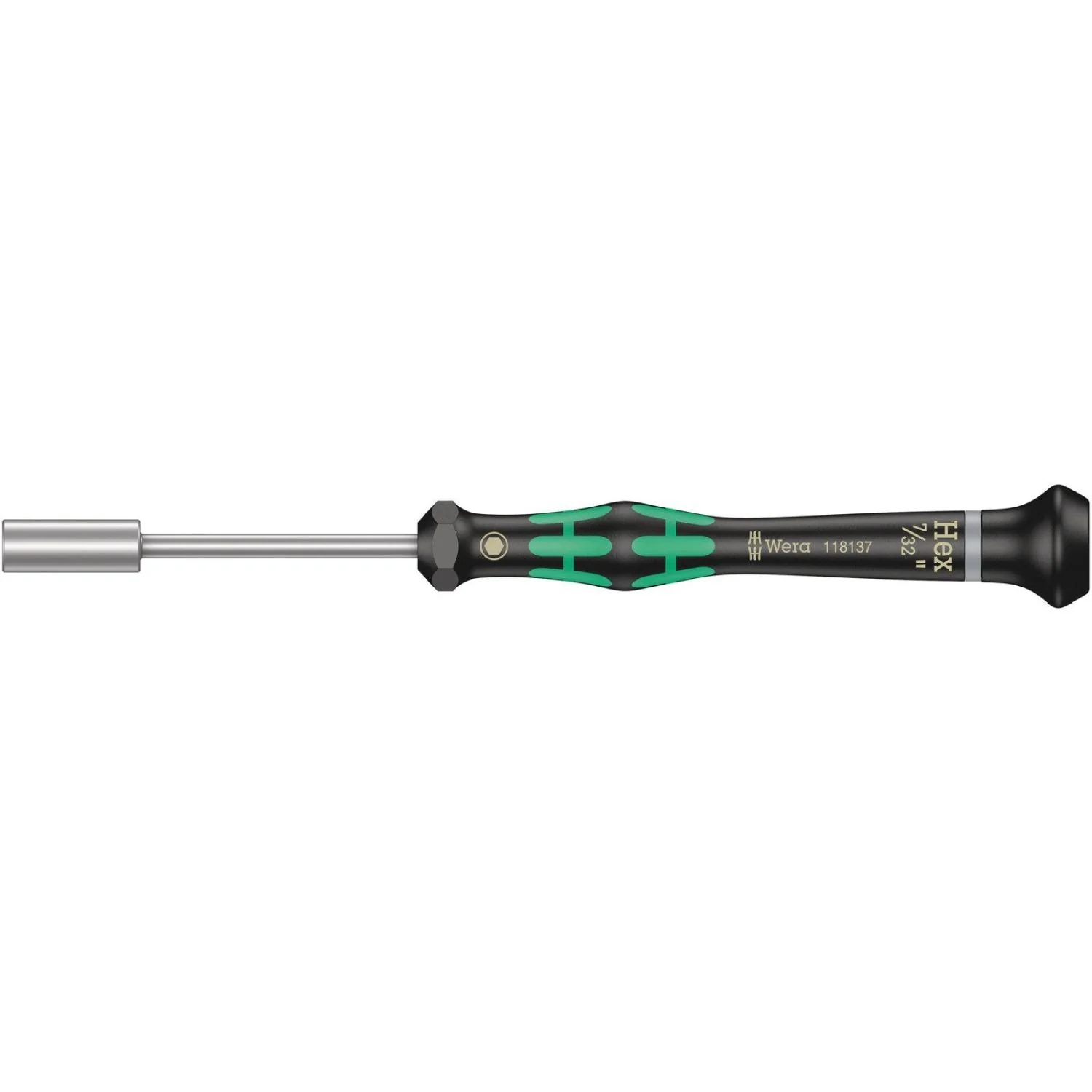 Wera 2069 Nutdriver For Electronic Applications, 7/32-in.x60-mm. - Image 1