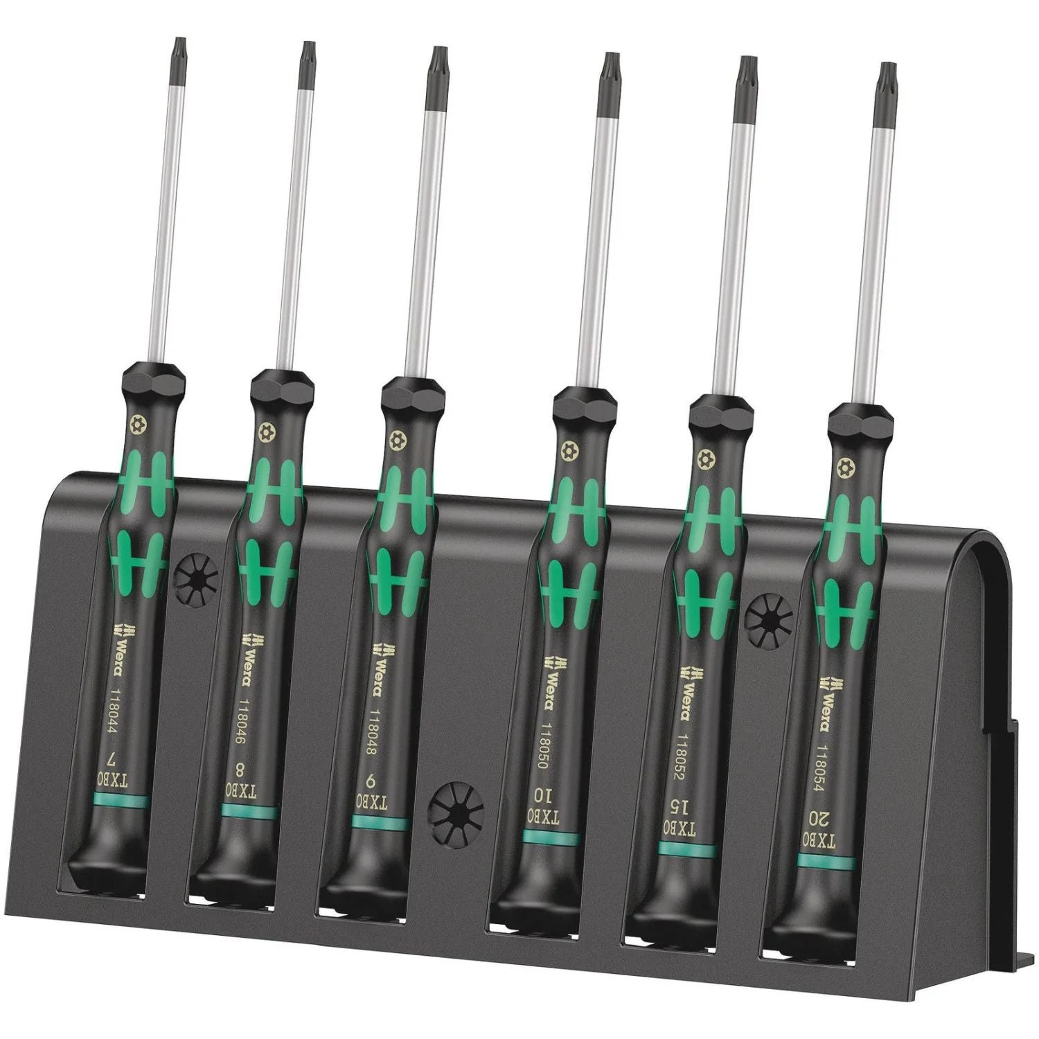Wera 2067/6 Torx Bo Screwdriver Set And Rack For Electronic Applications, 6-Pieces - Image 2
