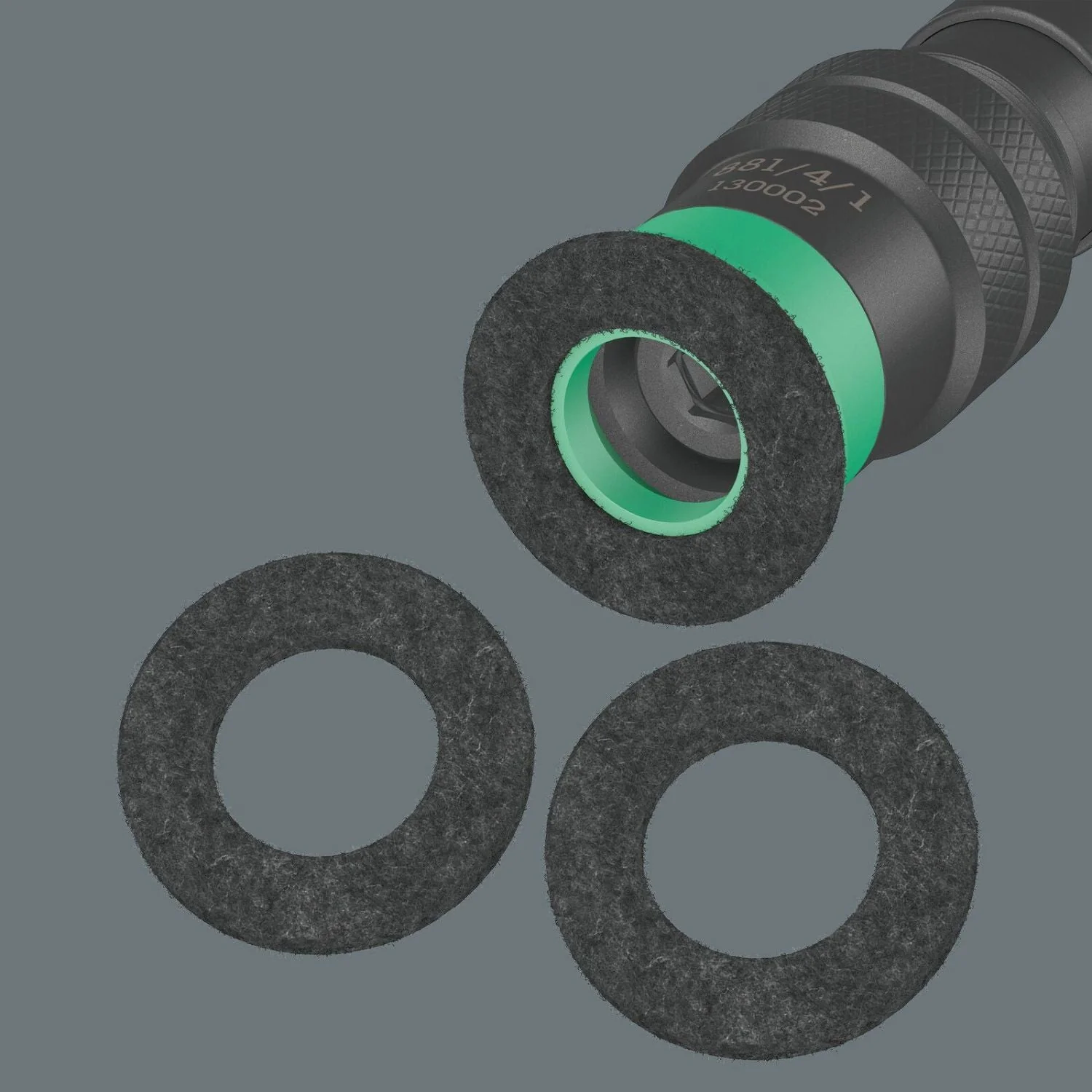 Wera 9200 Spare Part Kit Felt Rings For 881/4/1 Bit Holder, 5-Pieces - Image 3
