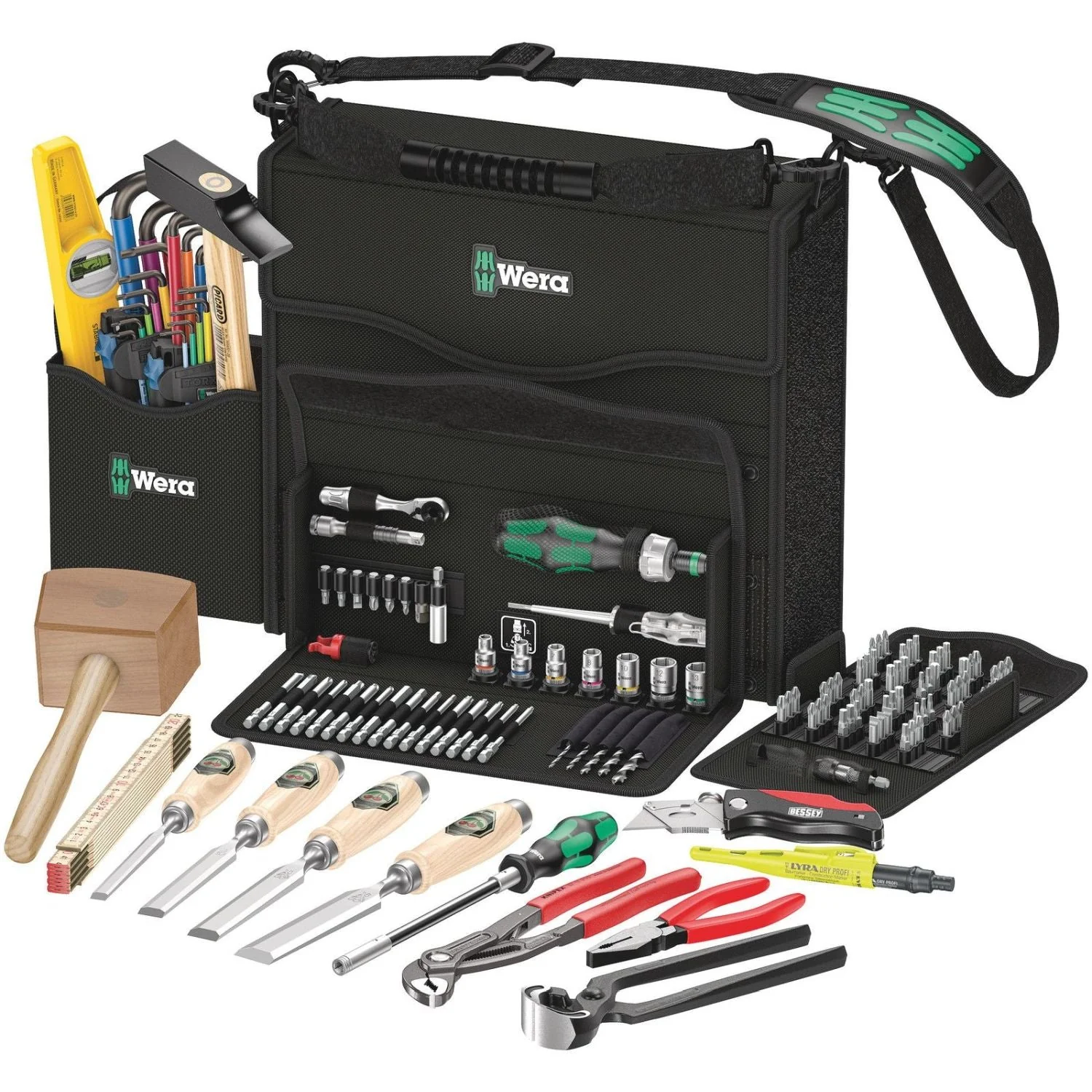Wera Wera 2Go H 1 Tool Set For Wood Applications, 134-Pieces - Image 2