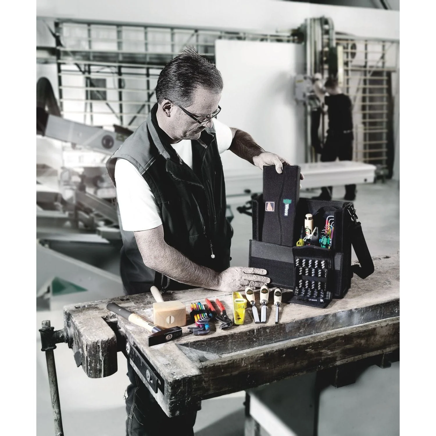 Wera Wera 2Go H 1 Tool Set For Wood Applications, 134-Pieces - Image 3