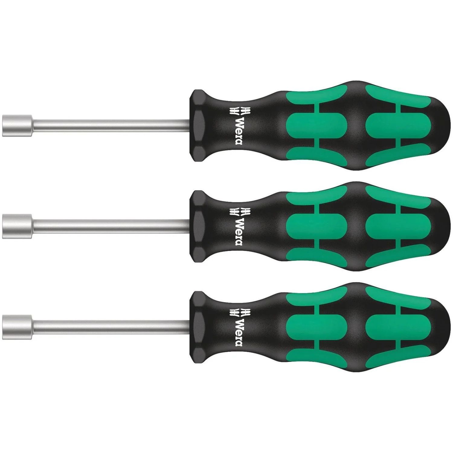 Wera 395 Ho/3 Sanitary Nutdriver Set, 3-Pieces - Image 2