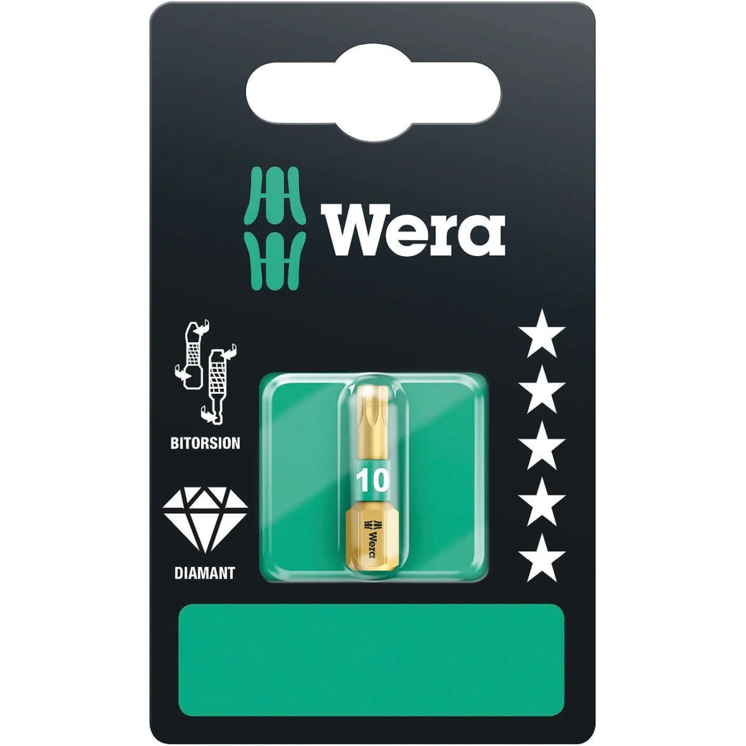Wera 867/1 Bdc SB Torx Bit, Torx 10x25-mm. - Image 1