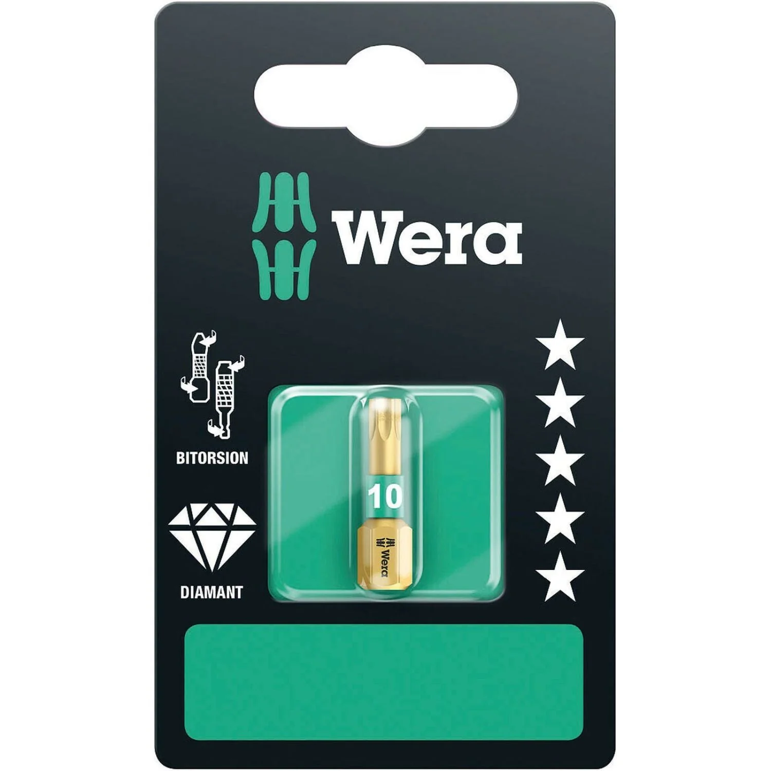 Wera 867/1 Bdc SB Torx Bit, Torx 10x25-mm. - Image 2