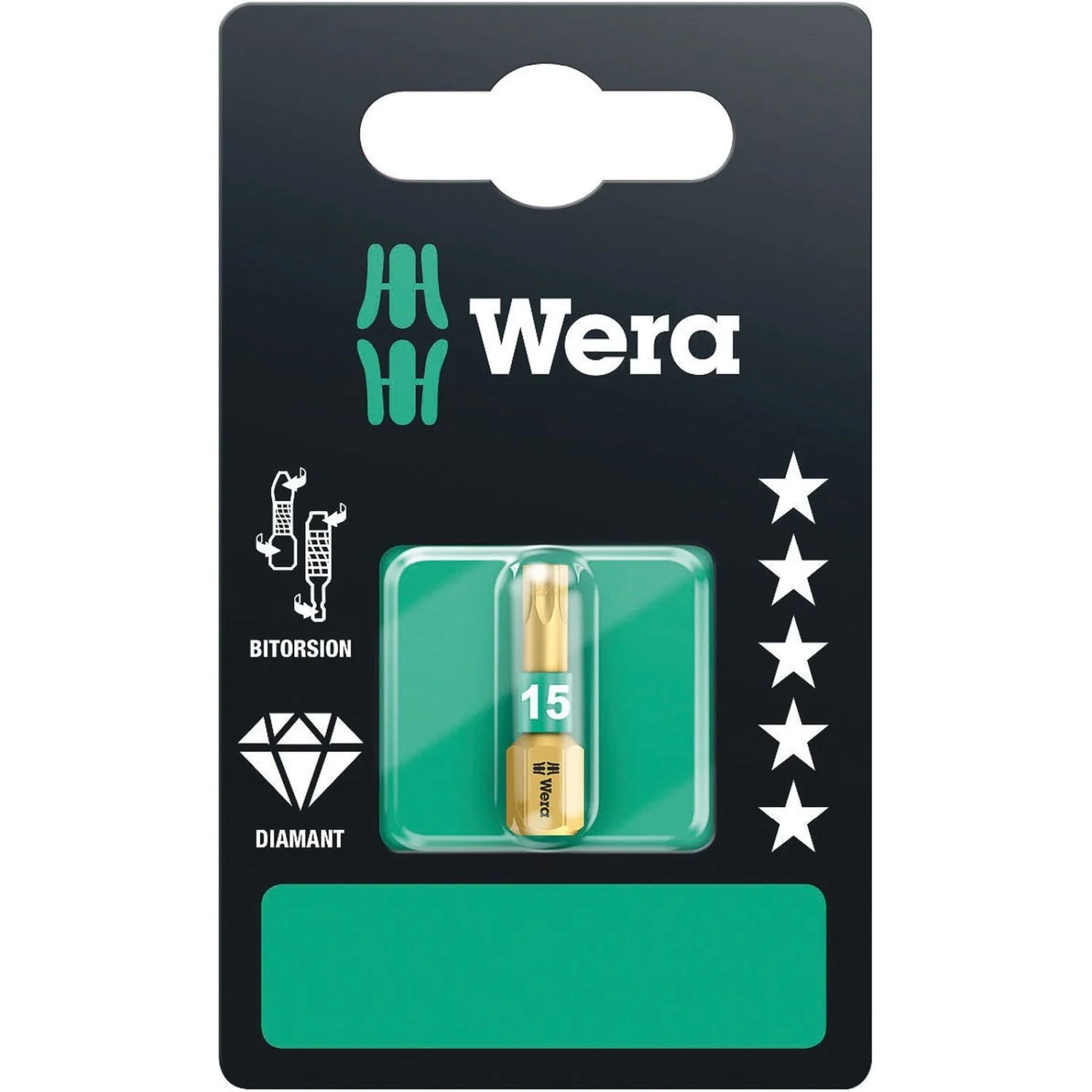 Wera 867/1 Bdc SB Torx Bit, Torx 15x25-mm. - Image 1