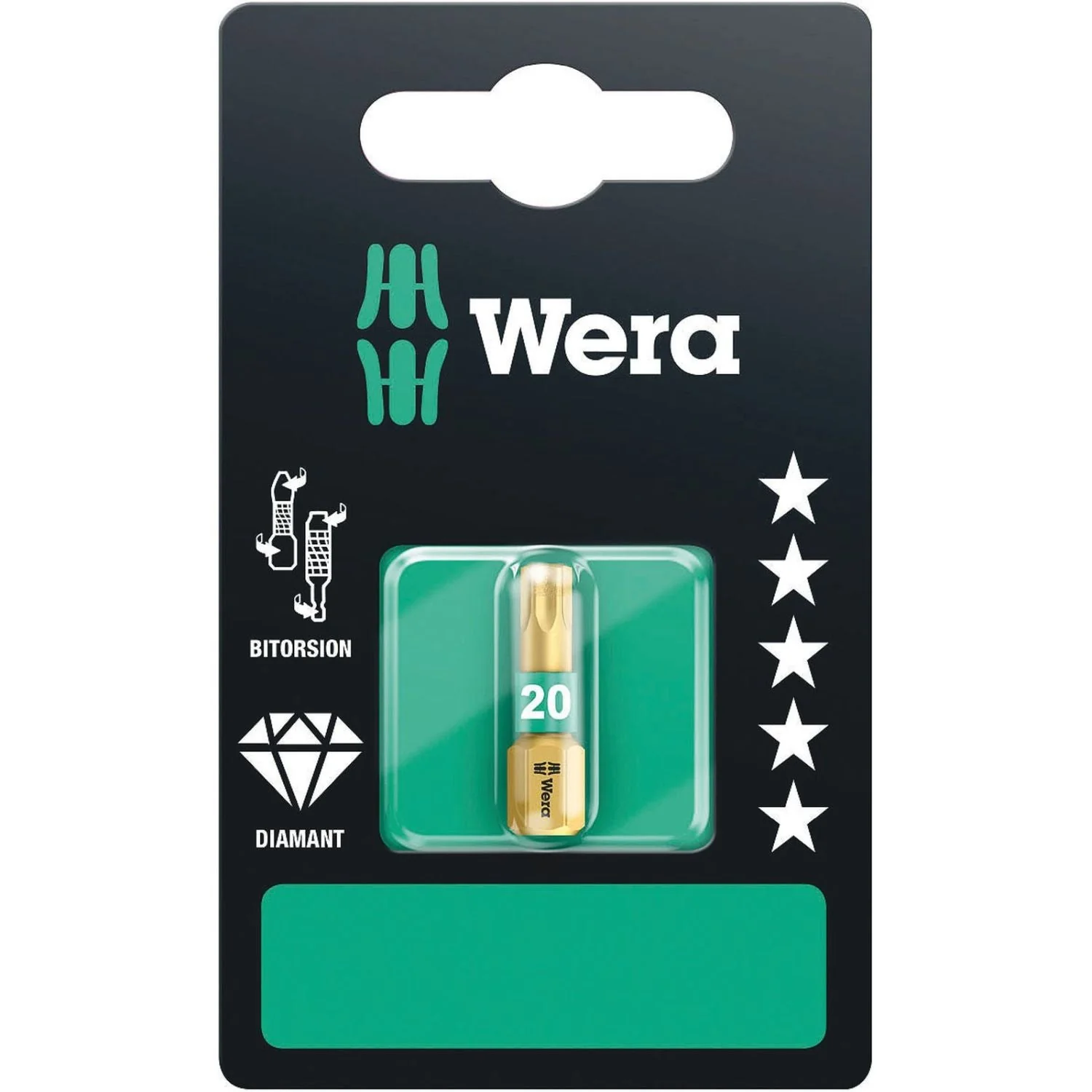 Wera 867/1 Bdc SB Torx Bit, Torx 20x25-mm. - Image 1