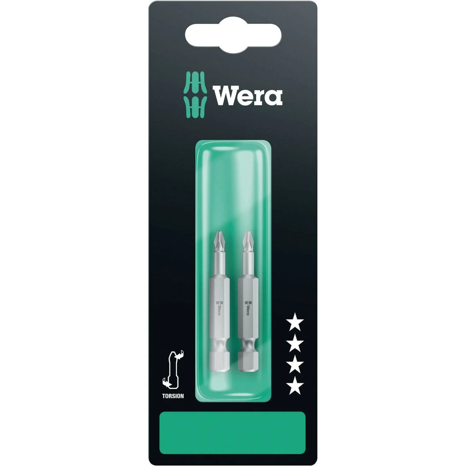 Wera 851/4 Tz SB Bit, Ph 1x50-mm., 2-Pieces - Image 2