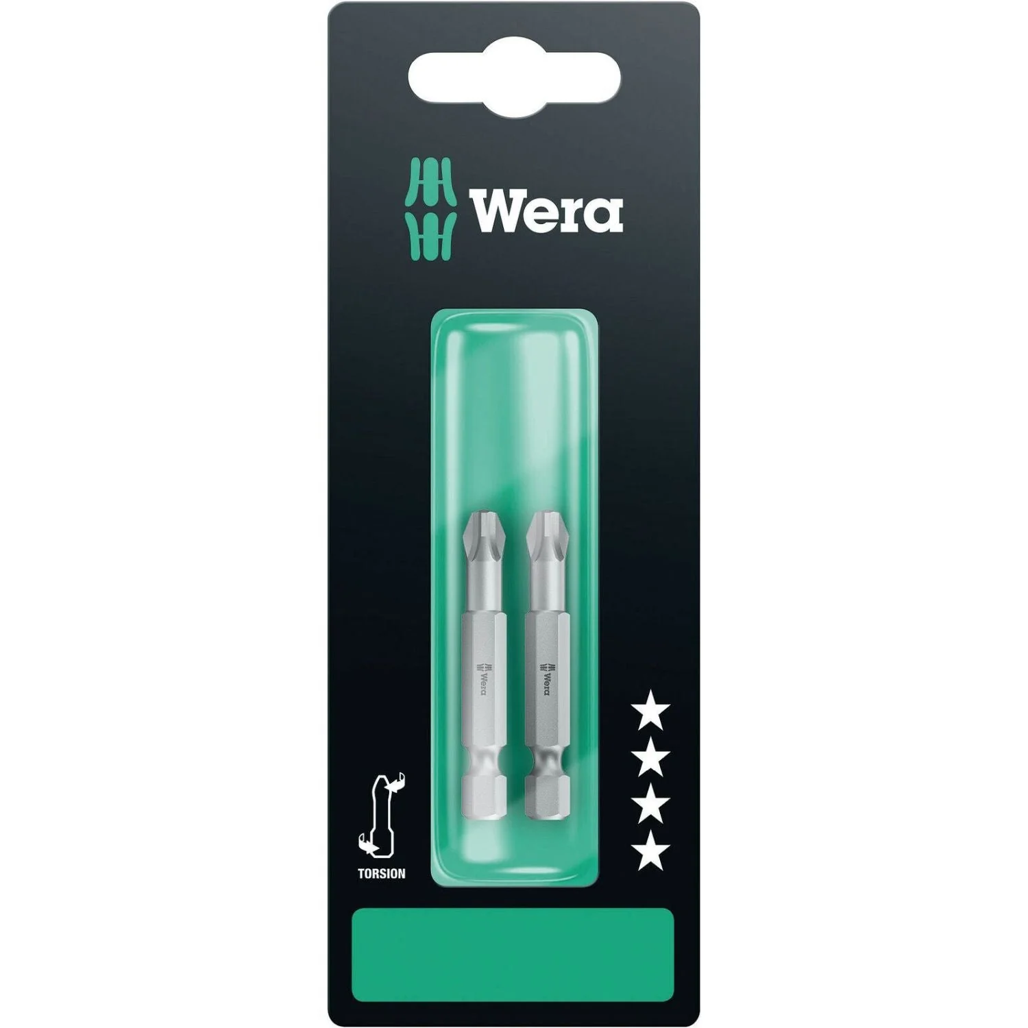 Wera 851/4 Tz SB Bit, Ph 3x50-mm., 2-Pieces - Image 1