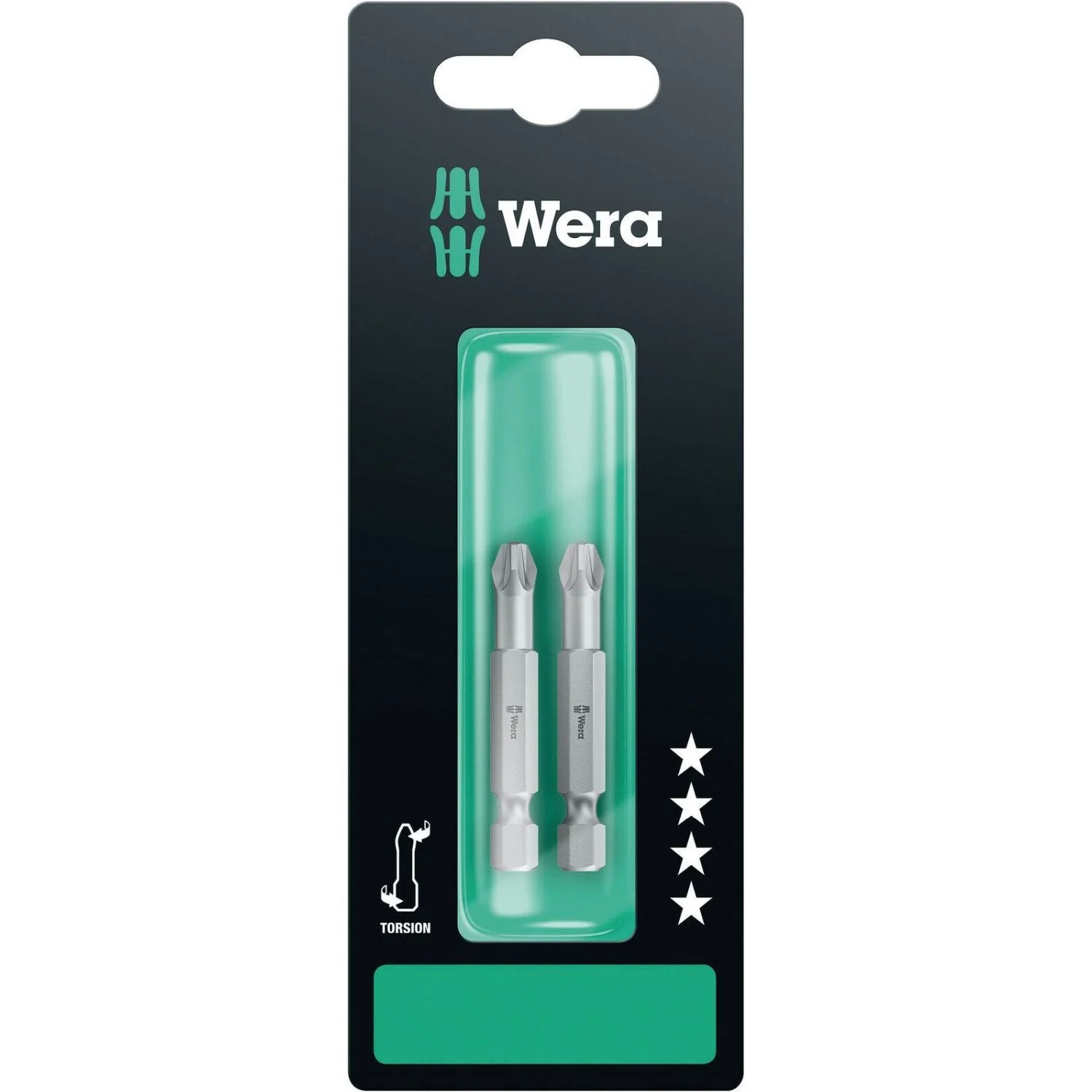 Wera 855/4 Tz SB Bit, Pz 3x50-mm., 2-Pieces - Image 2