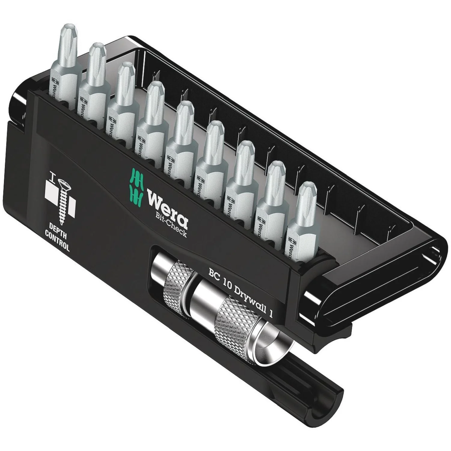 Wera Bit-Check 10 Drywall 1, 10-Pieces - Image 1