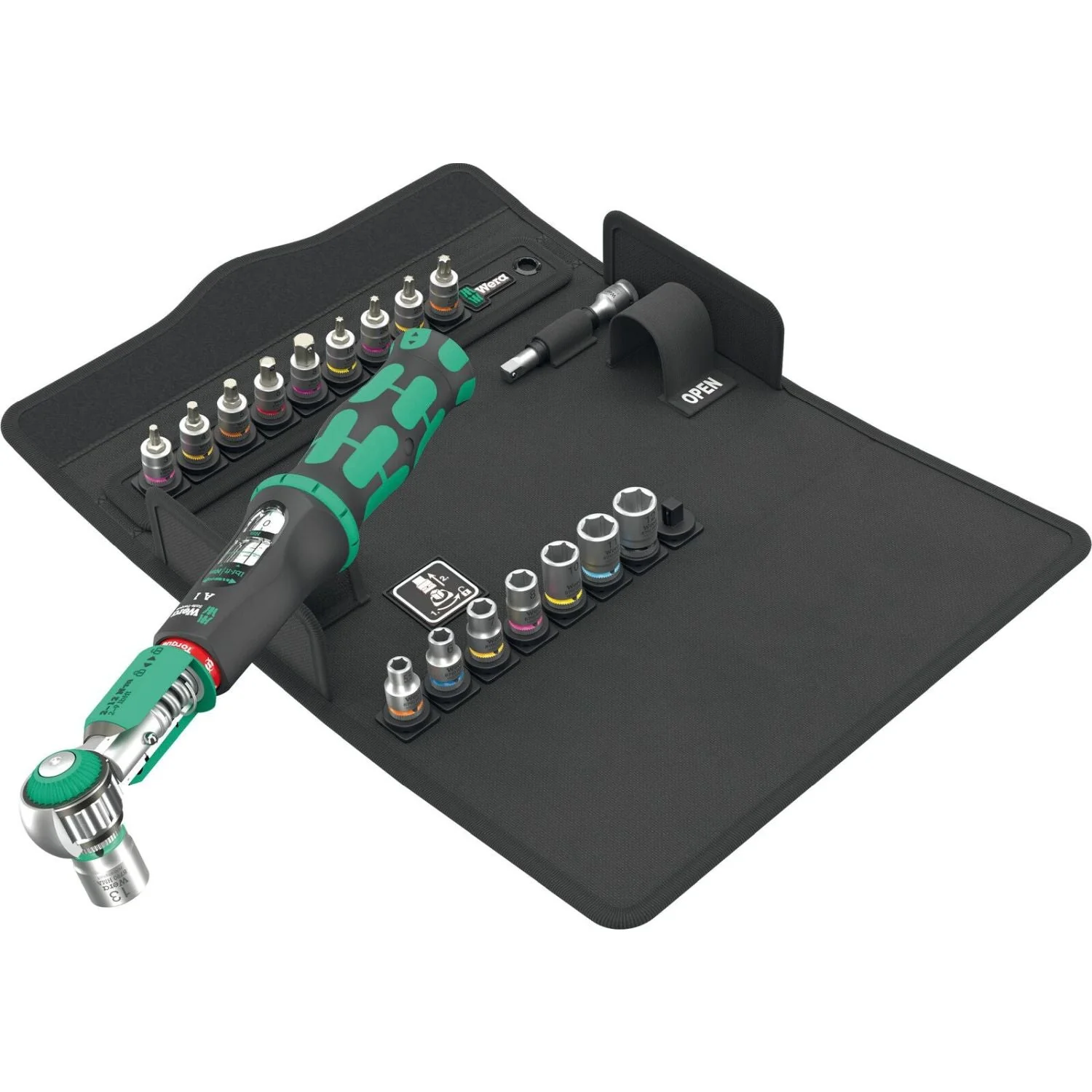 Wera Safe-Torque A 1 Shk Set 1, 1/4-in. Square Head, 2-12 Nm, 20-Pieces