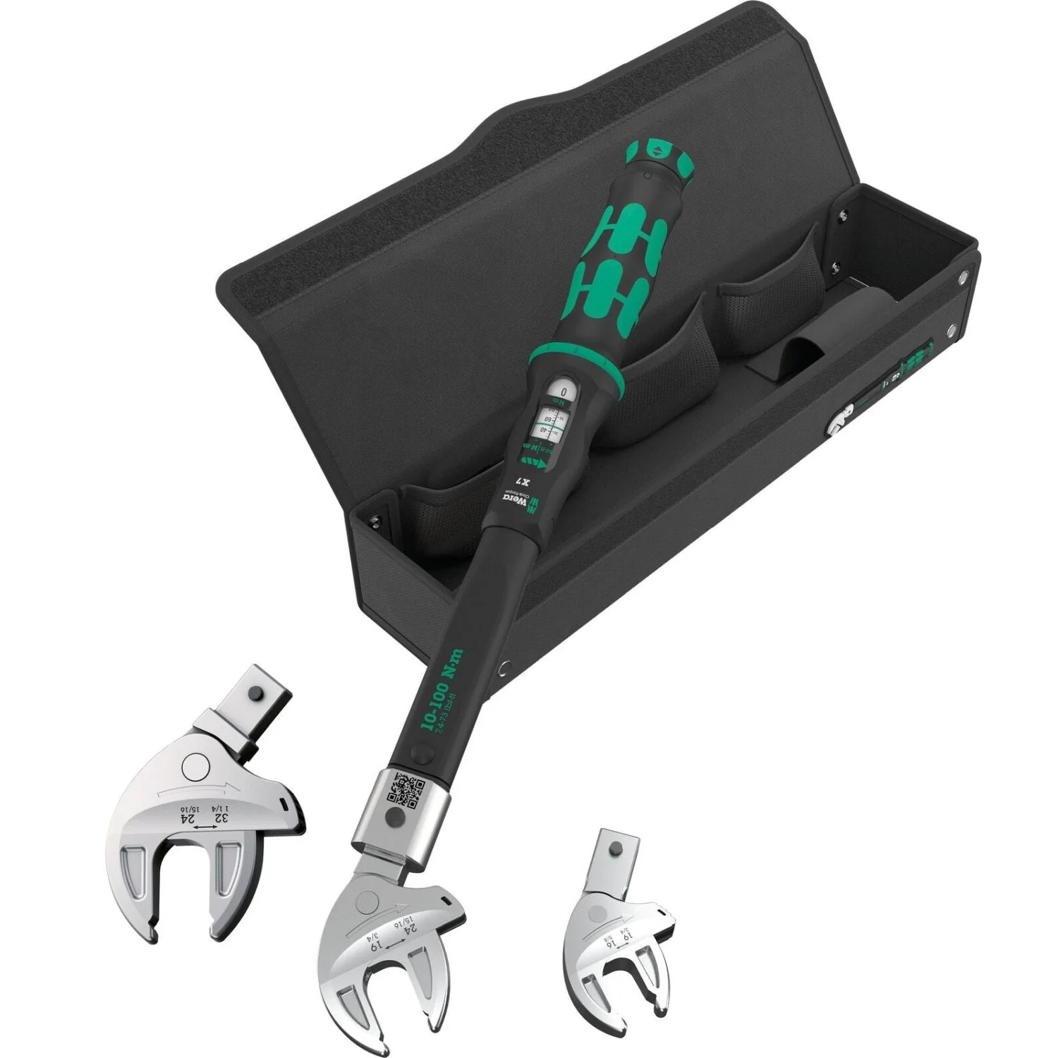 Wera 9530 Torque Wrench Set For Heat Pumps/Air Conditioning, 4-Pieces