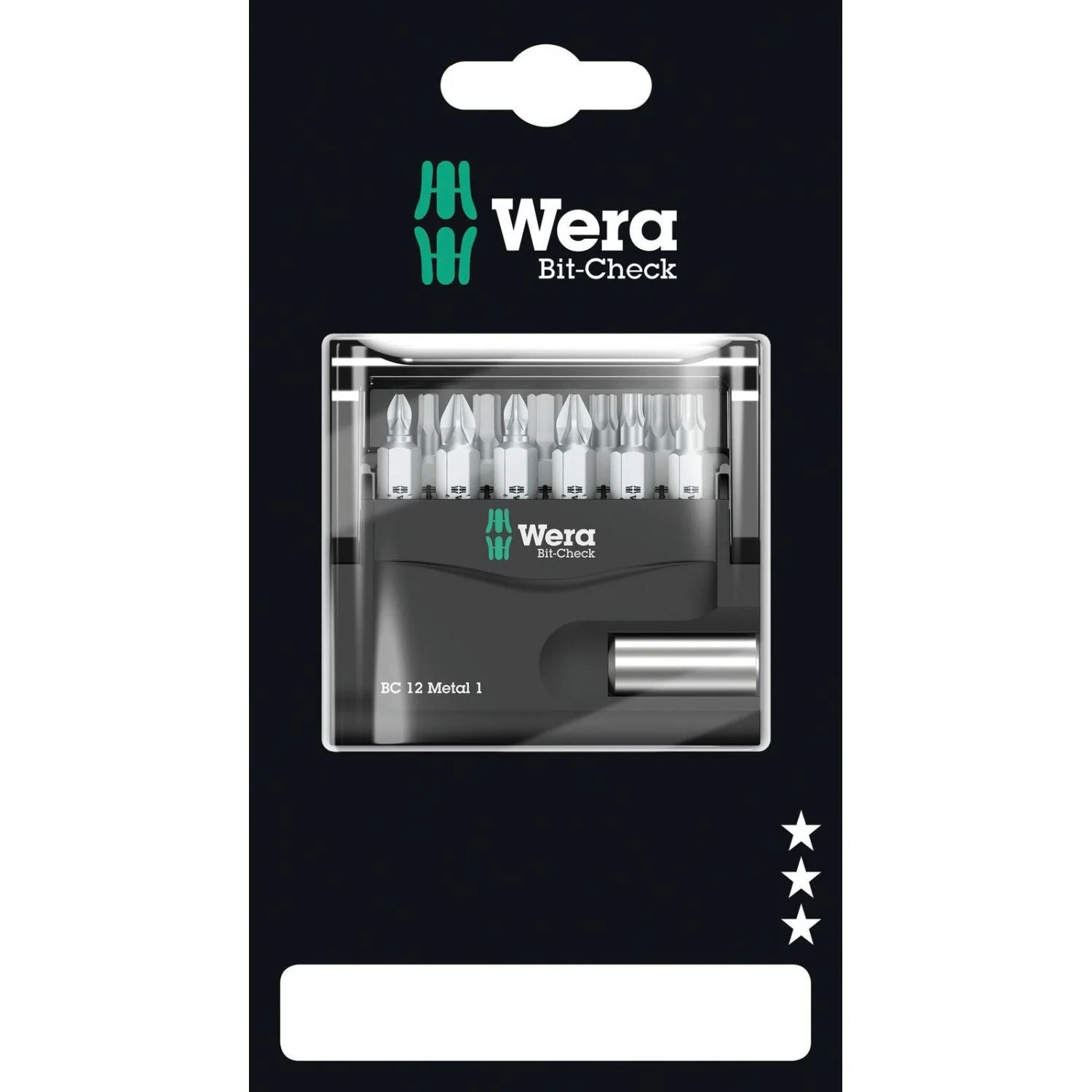 Wera Bit-Check 12 Metal 1 SB, 12-Pieces - Image 2