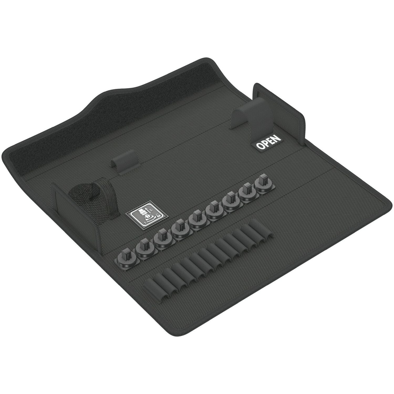 Wera 9472 Textile Box Safe-Torque, For Up To 23-Pieces, Empty, 240x47x148-mm. - Image 2
