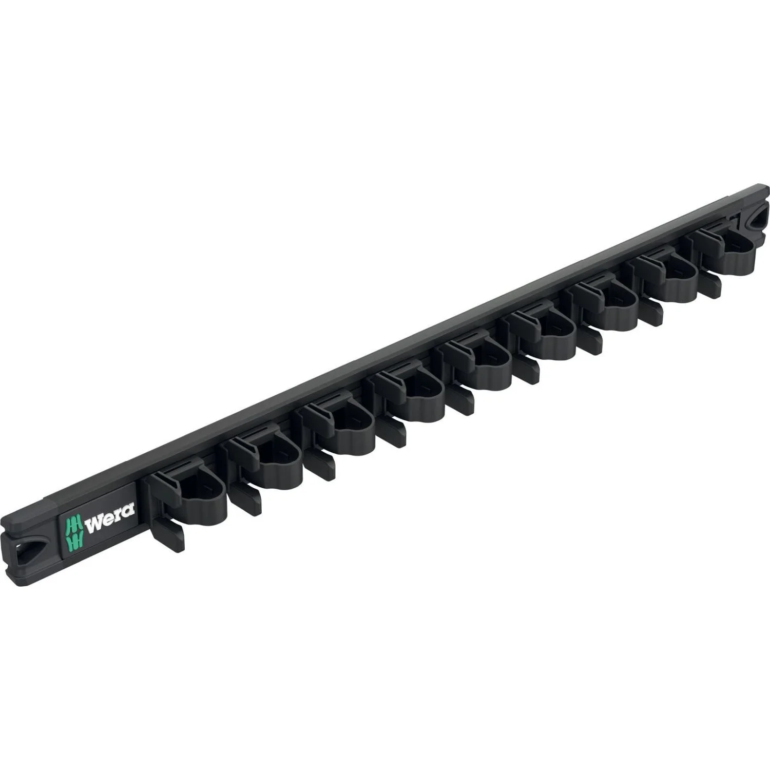Wera 9611 Magnetic Rail For Up To 9 Kraftform Screwdrivers, Empty, 30x400-mm. - Image 2