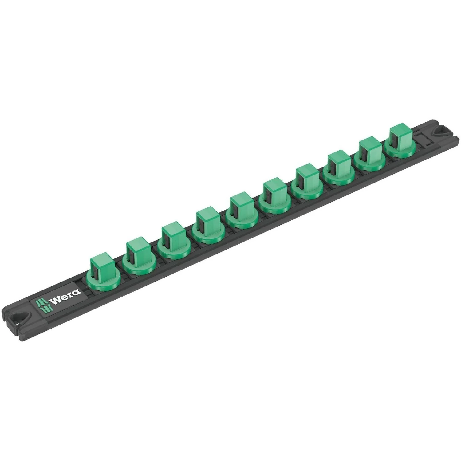 Wera 9602 Magnetic Socket Rail, 1/2-in., Empty, 30x370-mm. - Image 2