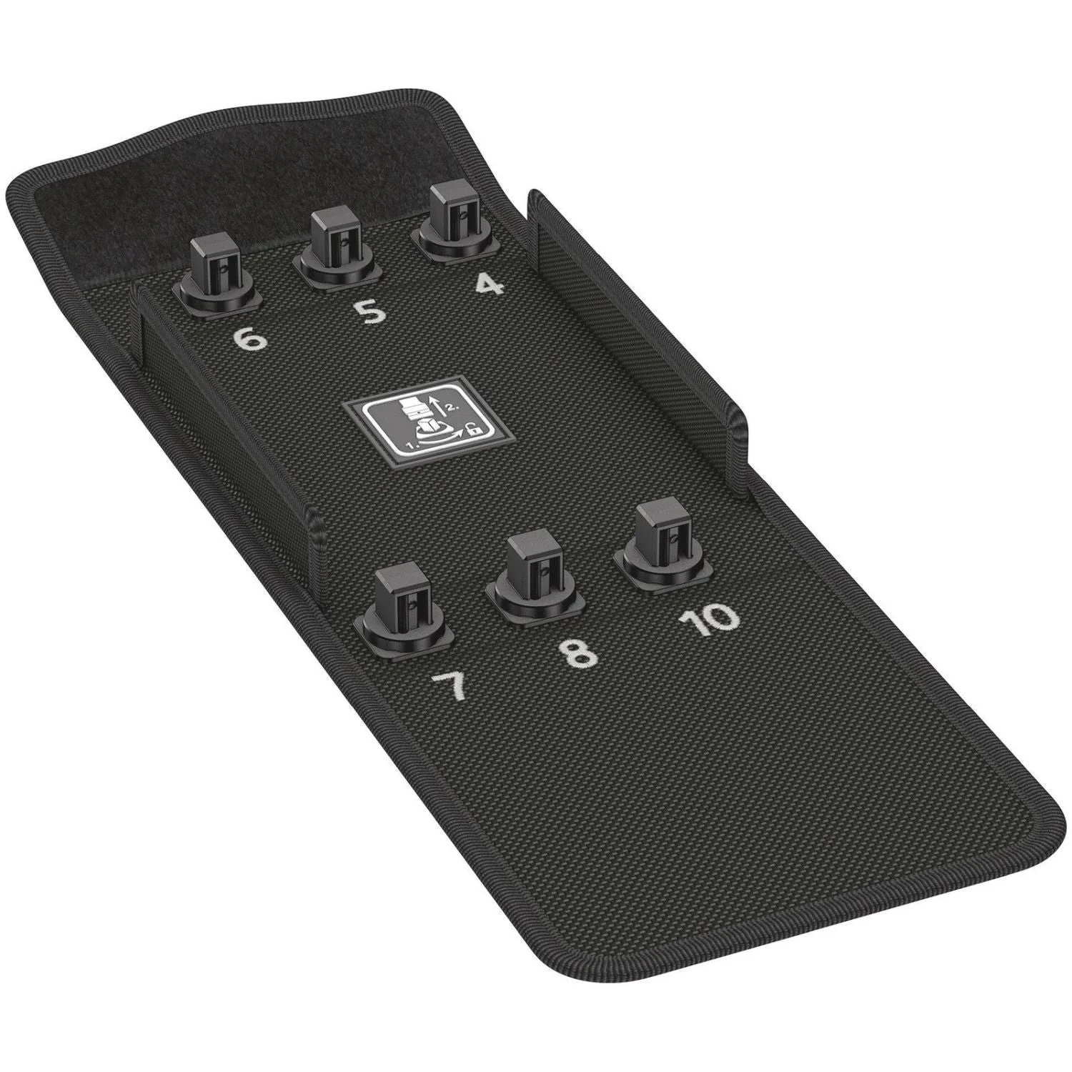 Wera 9403 Textile Box 8740 C Hf 2, Empty, 152x159x45-mm. - Image 2