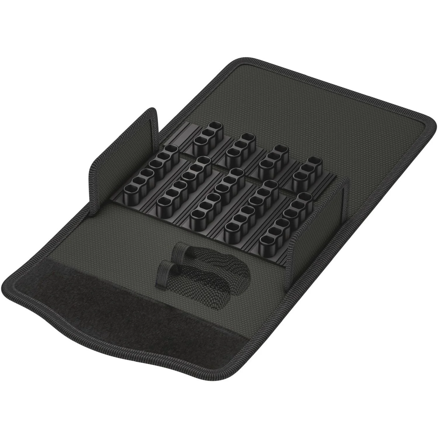Wera 9409 Textile Box Bit-Safe 43, Empty, 140x83x45-mm. - Image 1
