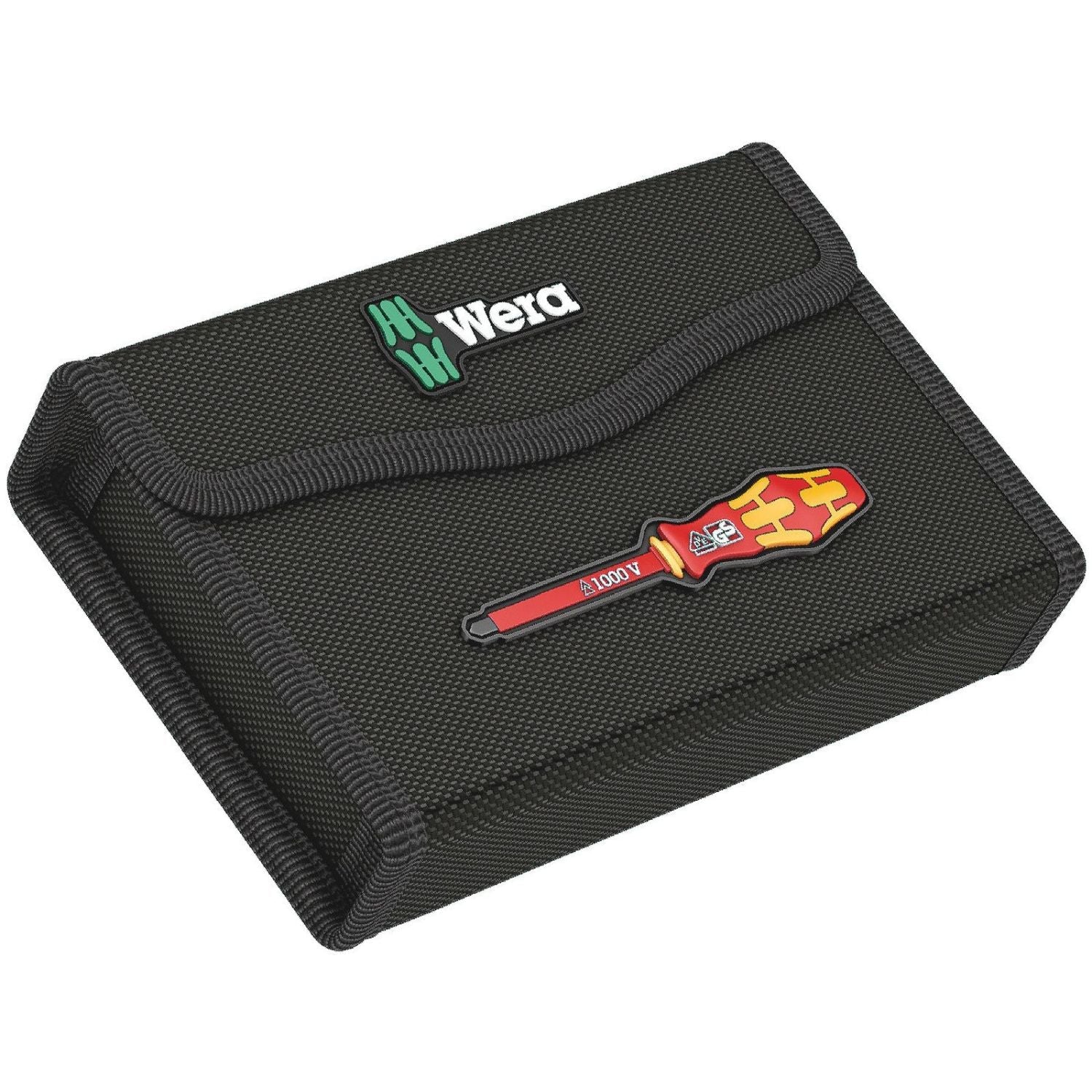Wera 9413 Textile Box Kraftform Kompakt VDE 17 Extra Slim 1, Empty, 240x148x47-mm. - Image 1