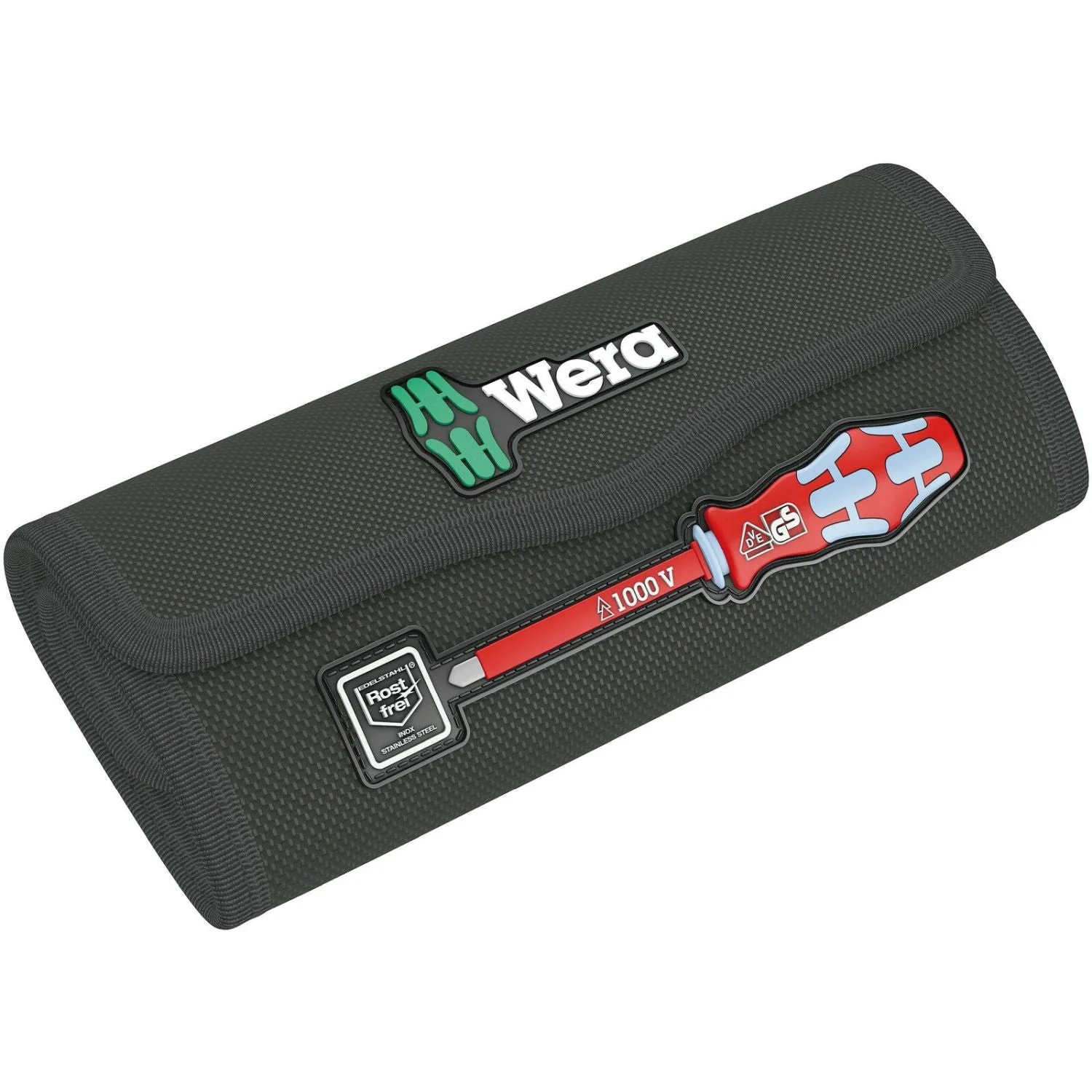 Wera 9477 Folding Pouch For Sets Of Up To 17 Kraftform Kompakt VDE Stainless, Empty, 180x85-mm. - Image 2