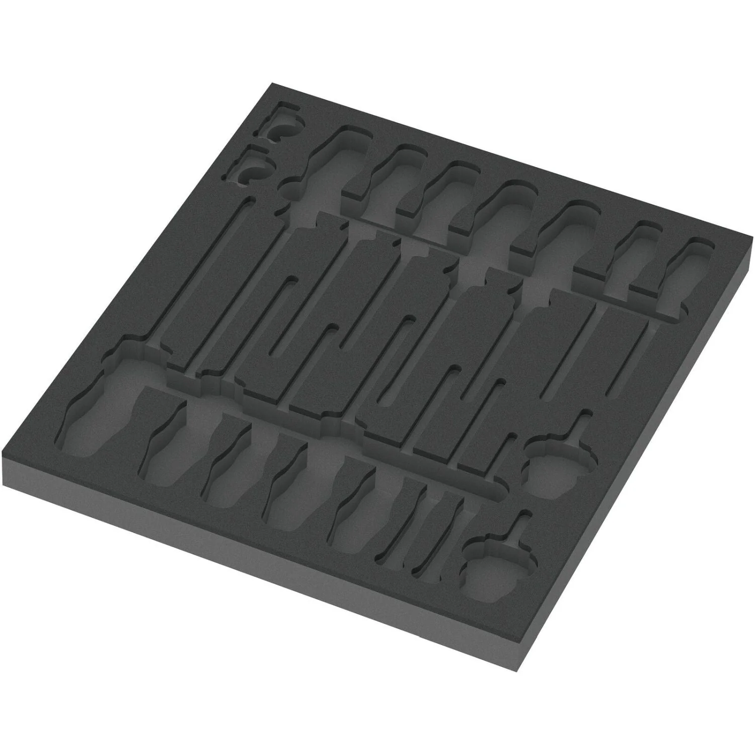 Wera 9810 Foam Insert Screwdriver Set 1, Empty, 344x30x392-mm. - Image 2