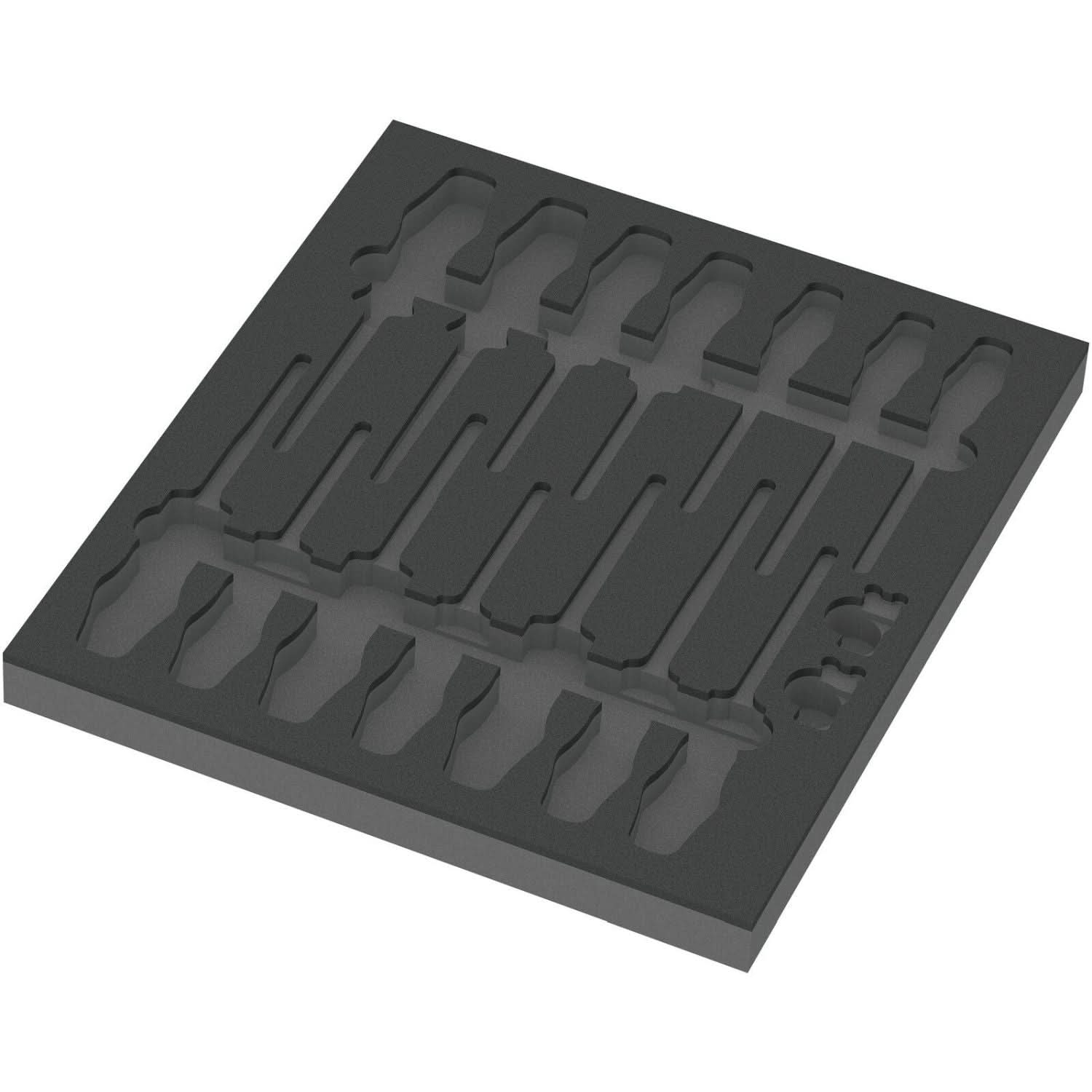 Wera 9811 Foam Insert VDE Screwdriver Set 1, Empty, 344x30x392-mm. - Image 1
