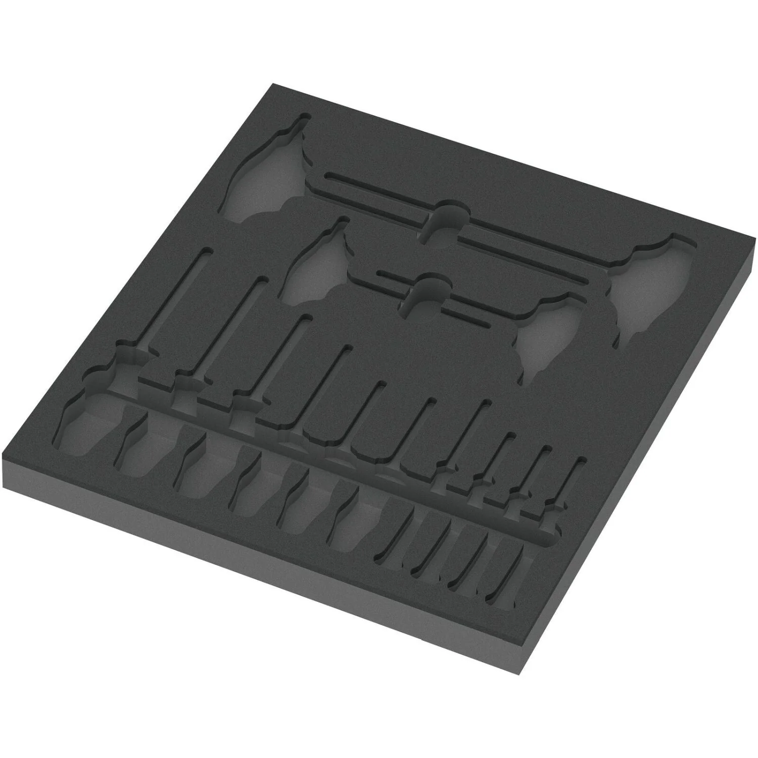 Wera 9812 Foam Insert Torx Hf Screwdriver Set 1, Empty, 344x30x392-mm. - Image 1