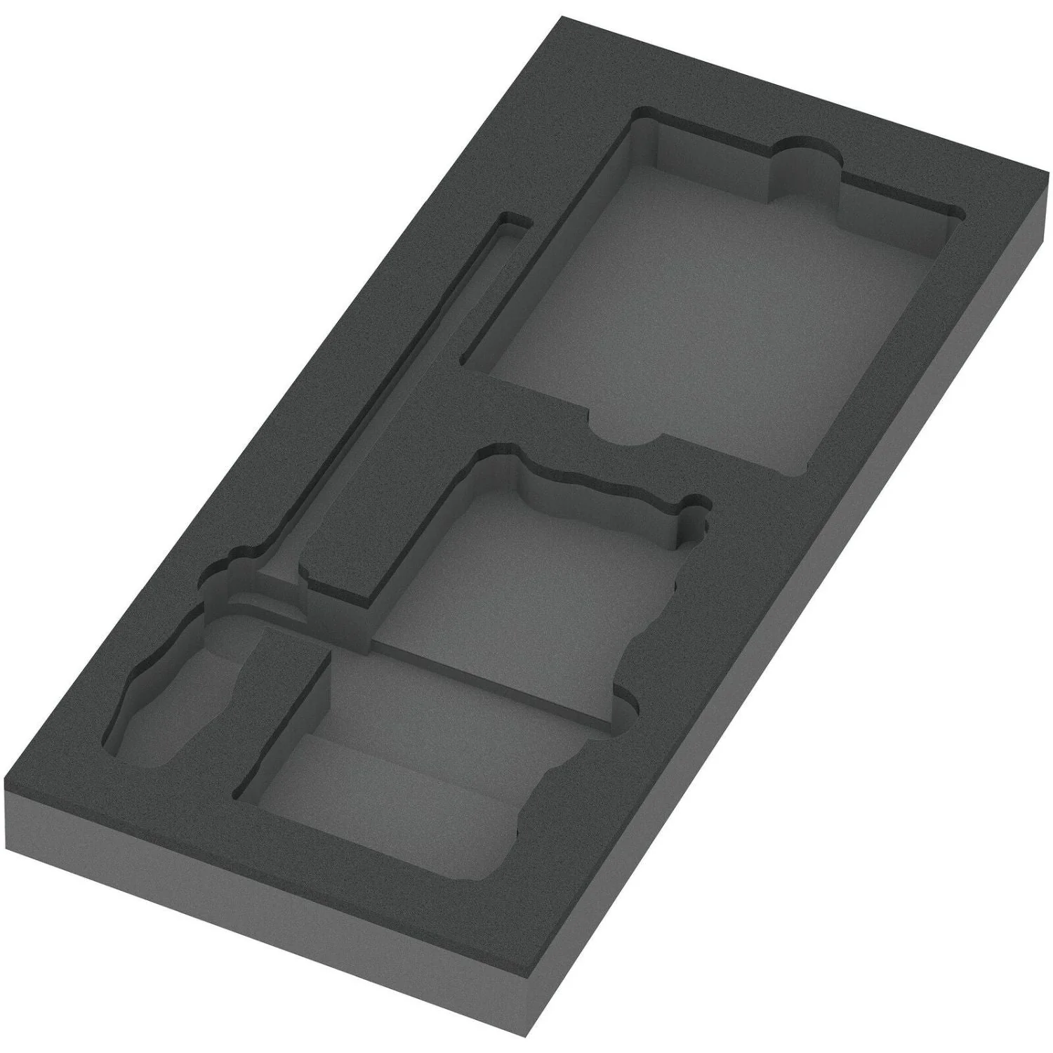 Wera 9850 Foam Insert Kraftform Kompakt And Tool-Check Plus Set 1, Empty, 172x30x392-mm. - Image 2