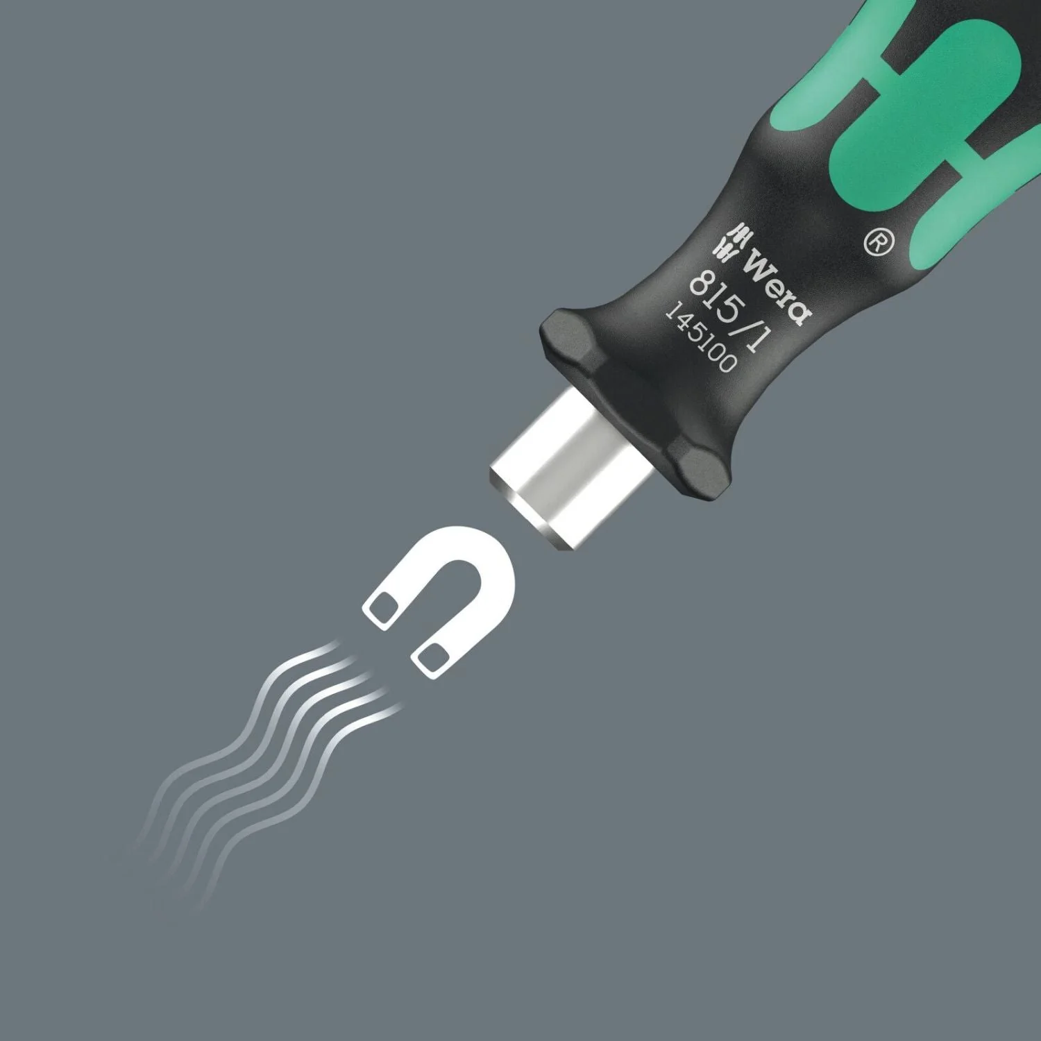 Wera 815/1 Bitholding Screwdriver, 1/4-in., 1/4-in.x78-mm. - Image 3
