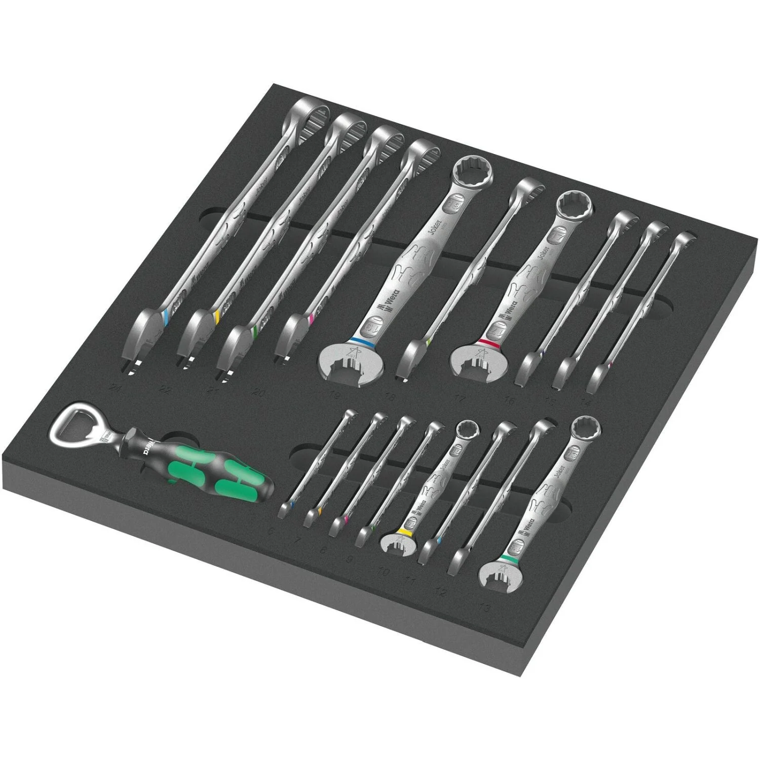 Wera 9731 Foam Insert 6003 Joker Set 1, 19-Pieces - Image 2