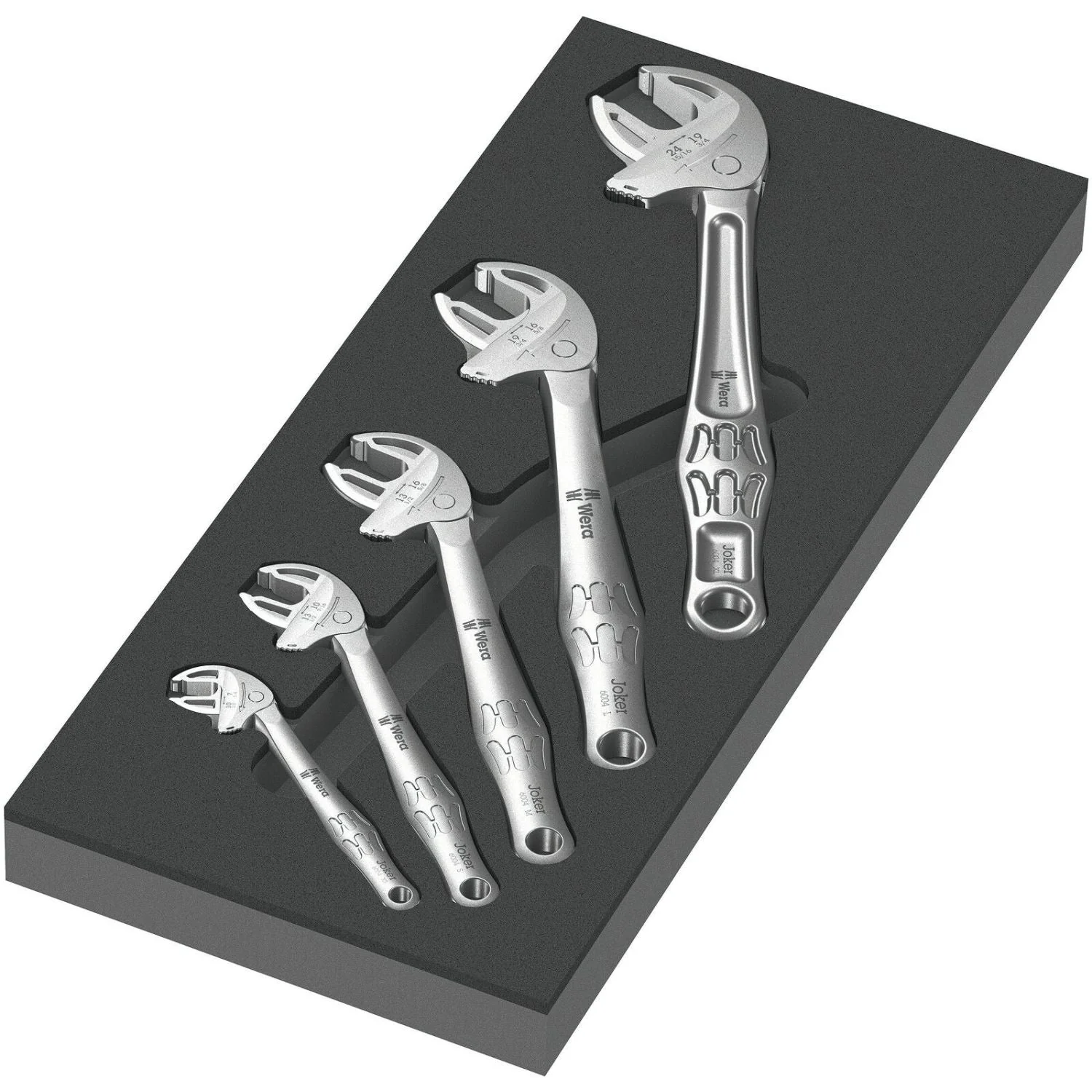Wera 9732 Foam Insert 6004 Joker Set 1, 5-Pieces