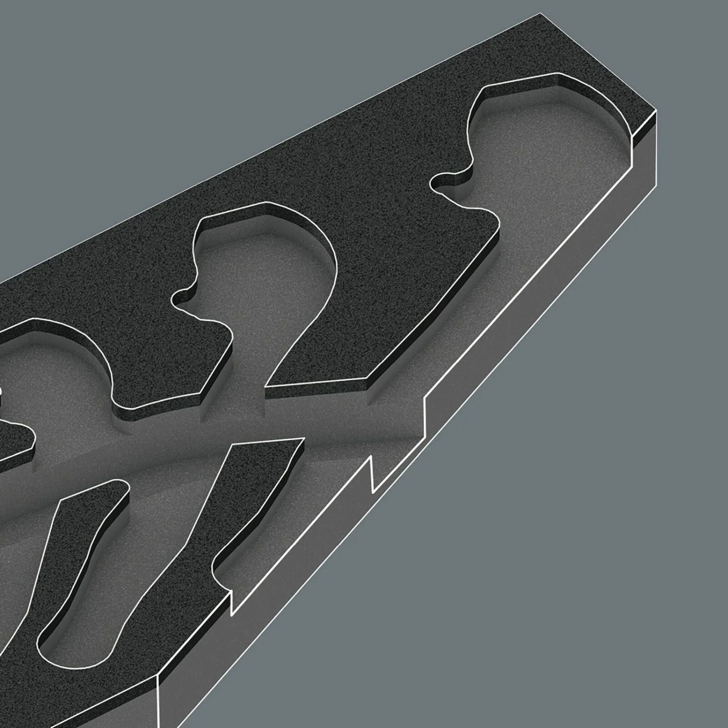Wera 9732 Foam Insert 6004 Joker Set 1, 5-Pieces - Image 3