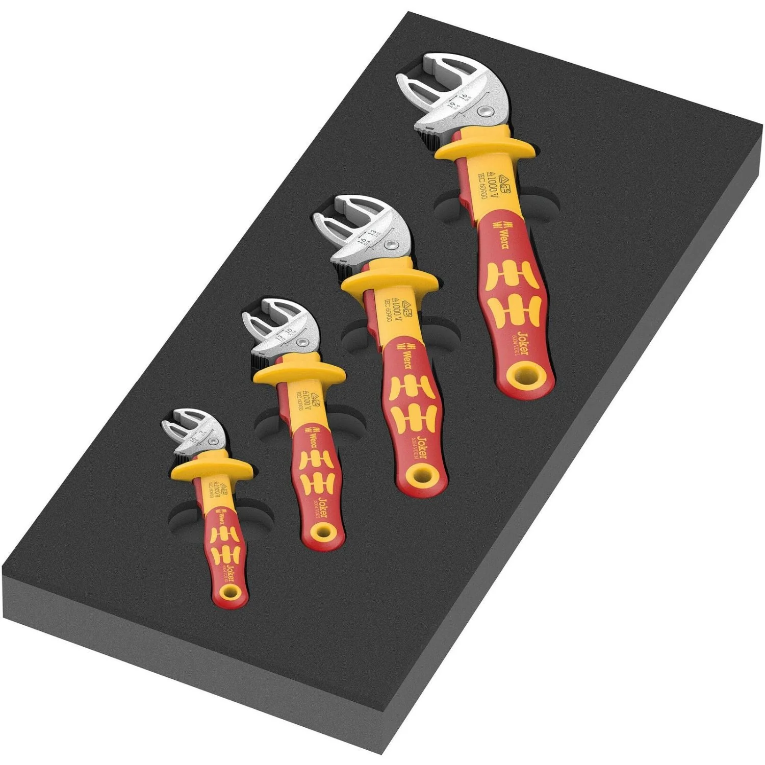 Wera 9734 Foam Insert 6004 Joker VDE Set 1, 4-Pieces - Image 2