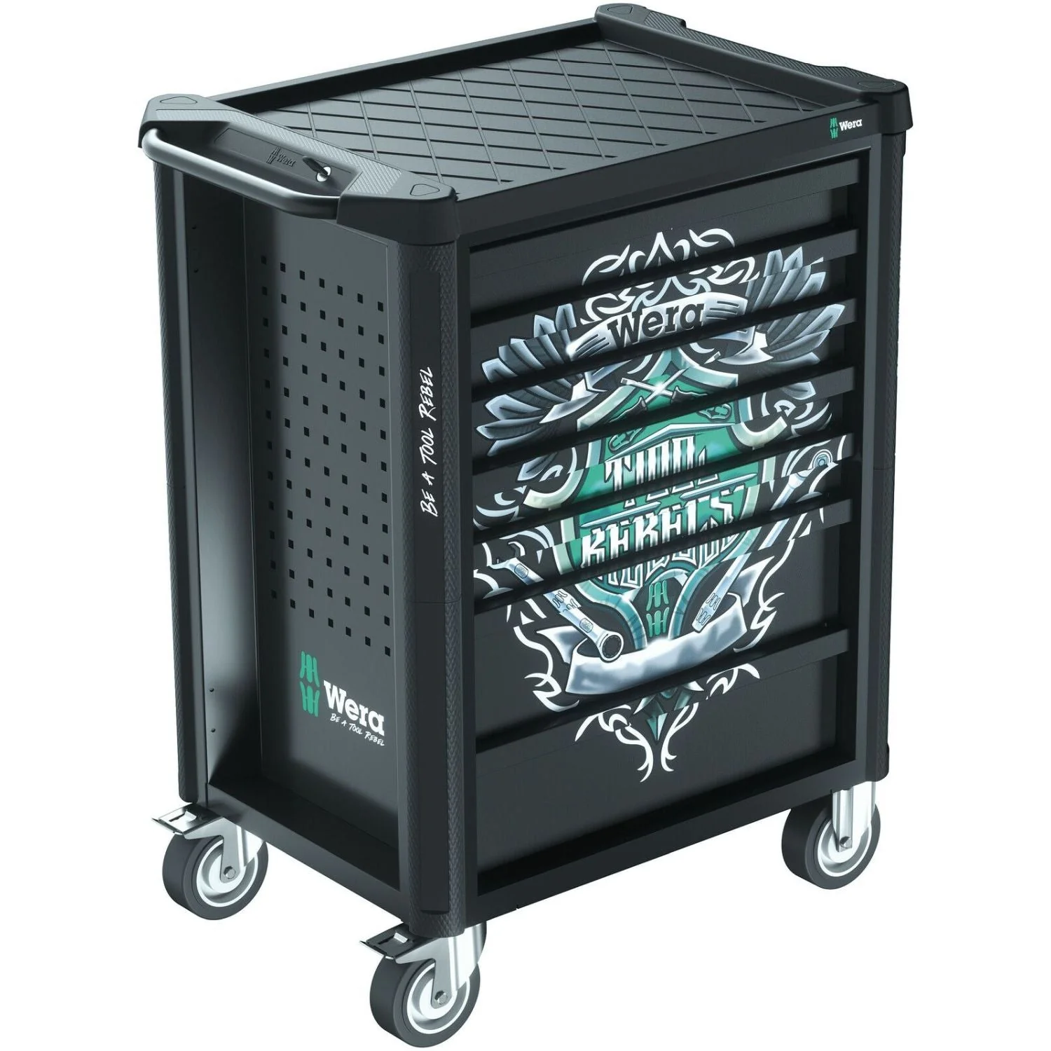 Wera 9700 Tool Rebel Roller Cabinet 1, 94-Pieces - Image 2
