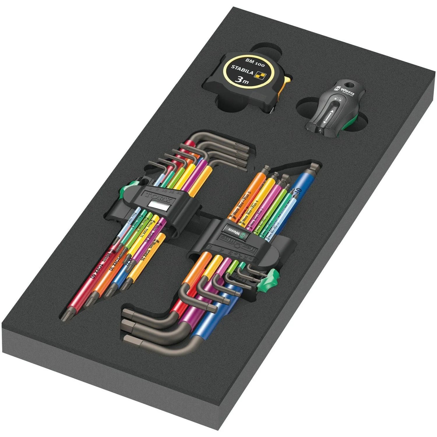 Wera 9740 Foam Insert L-Key Set 1, 20-Pieces - Image 2