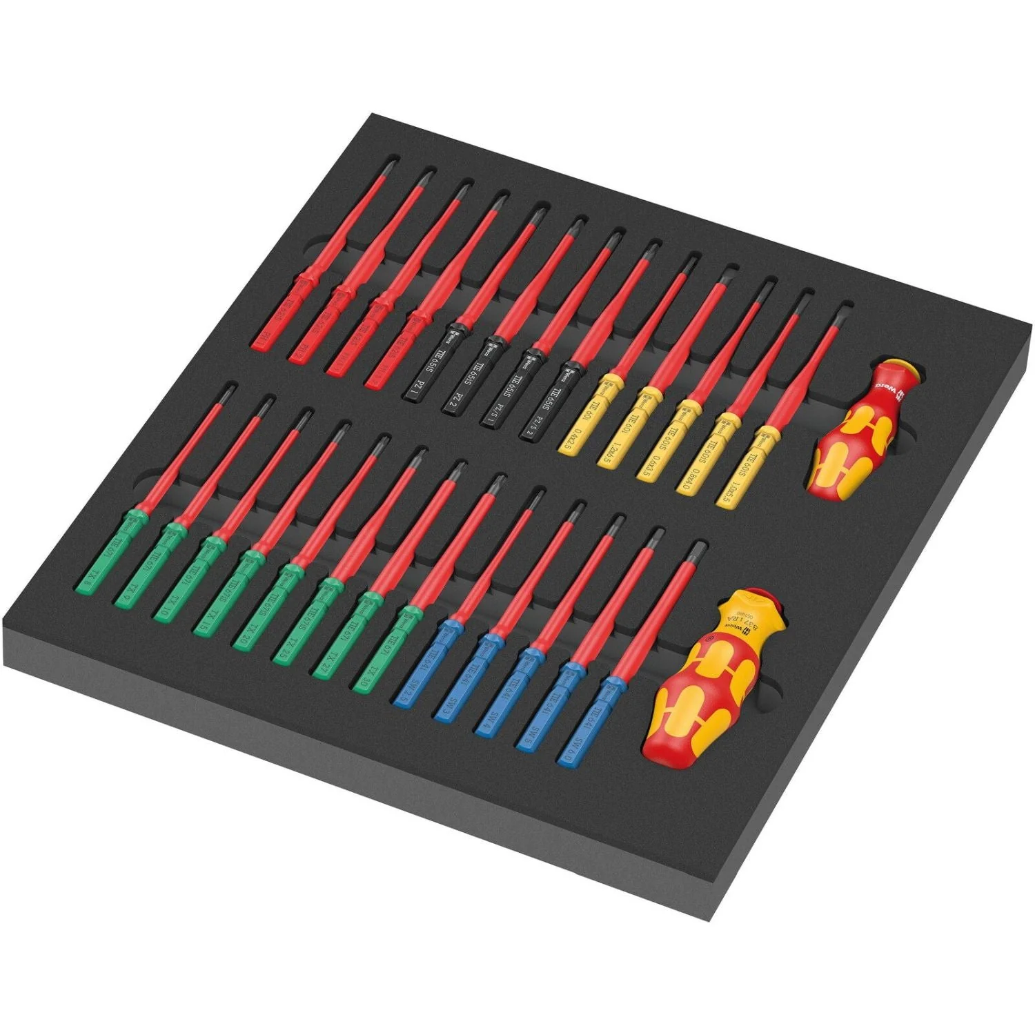 Wera 9751 Foam Insert Kraftform Kompakt VDE Set 1, 28-Pieces - Image 2